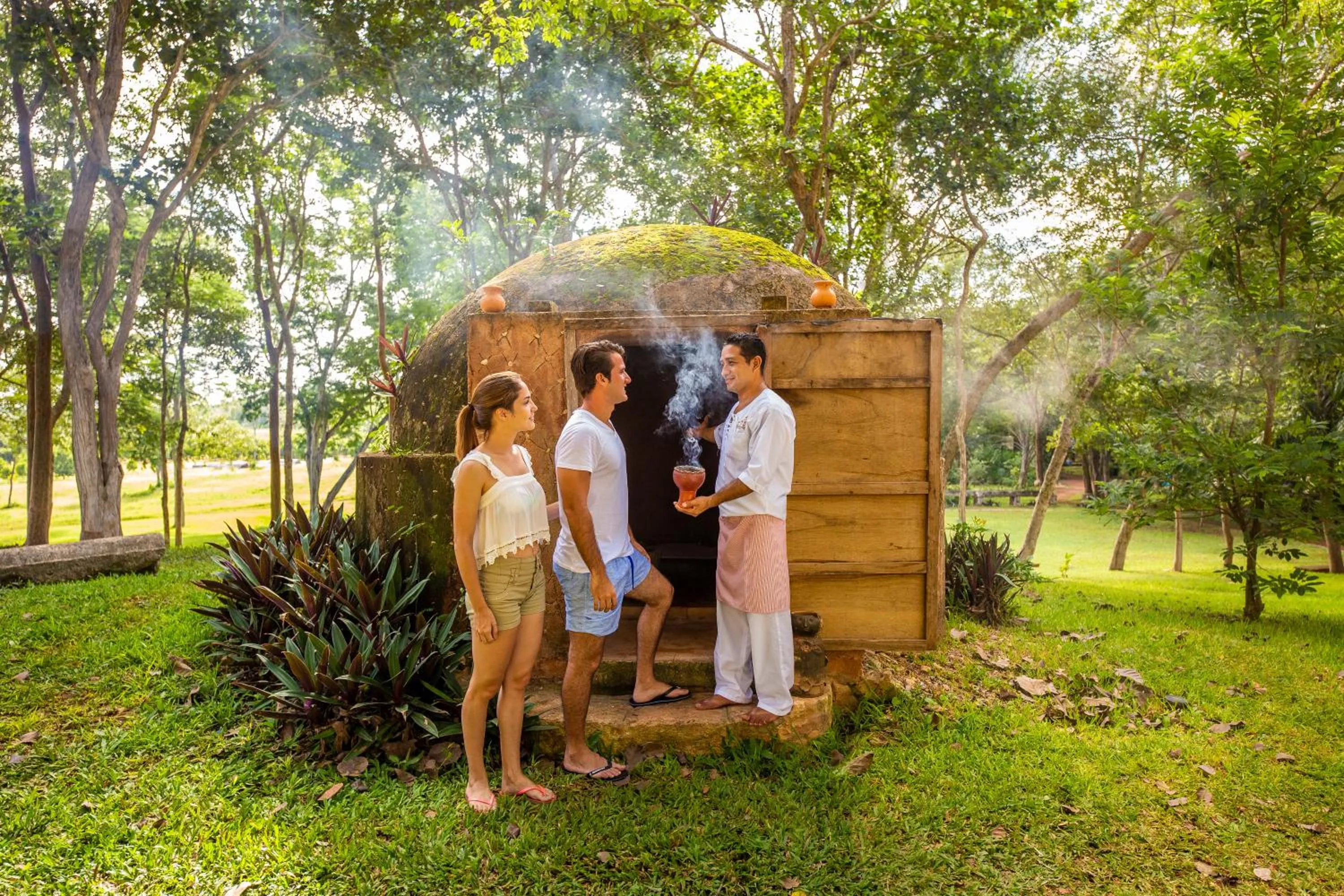 People in Hacienda Uxmal Plantation & Museum