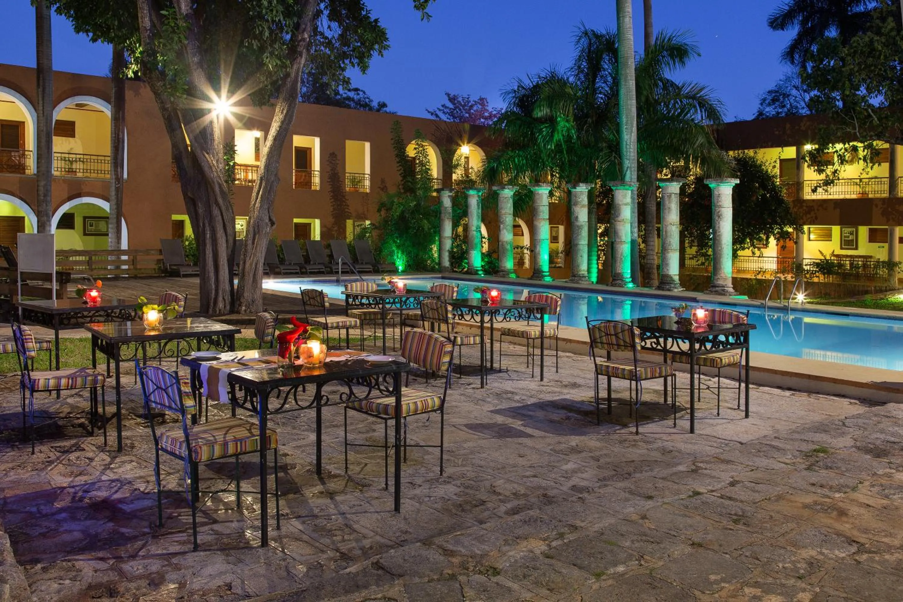 Balcony/Terrace in Hacienda Uxmal Plantation & Museum