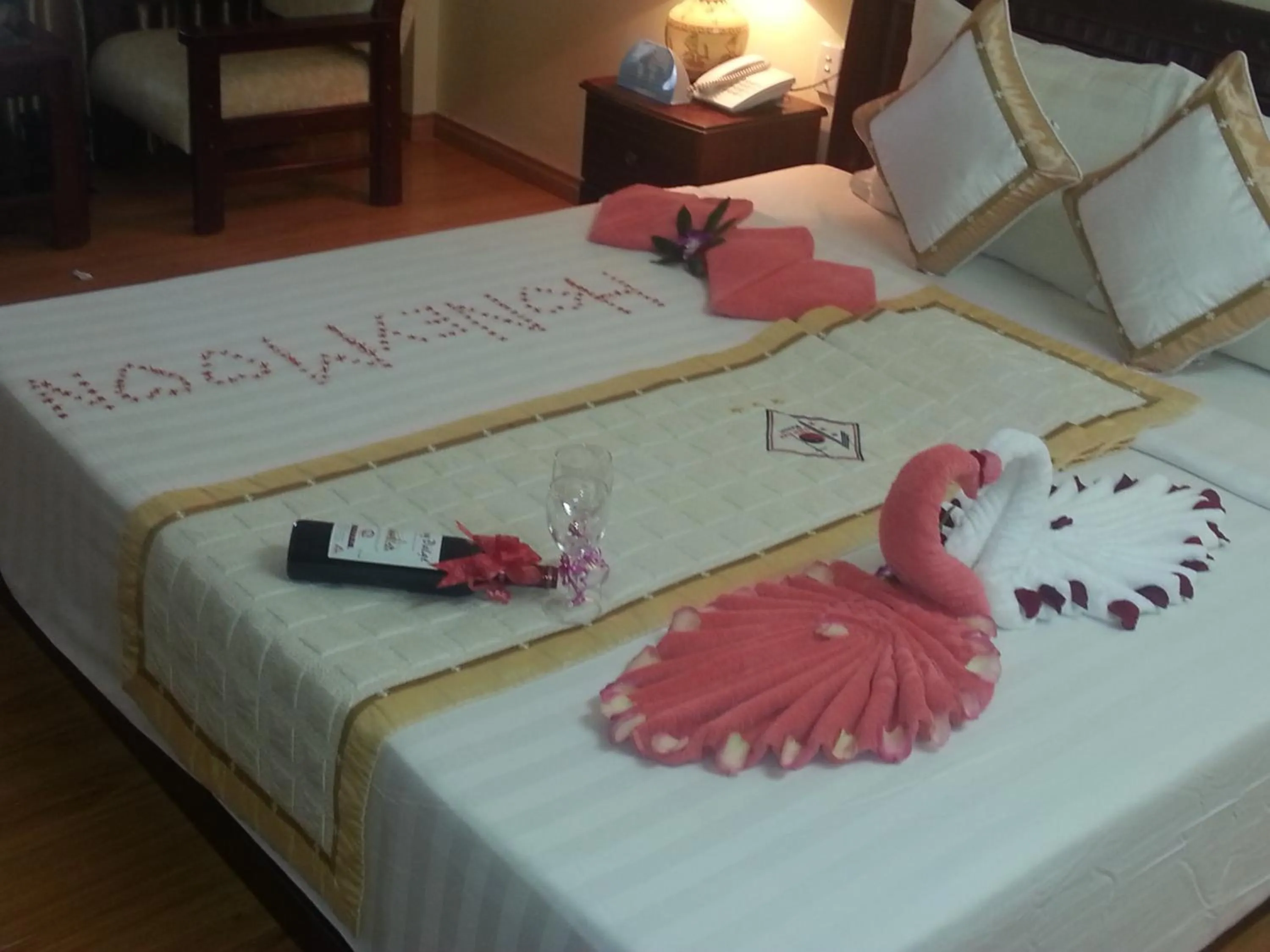 Decorative detail, Bed in TIEN DAT MUI NE Resort & Spa