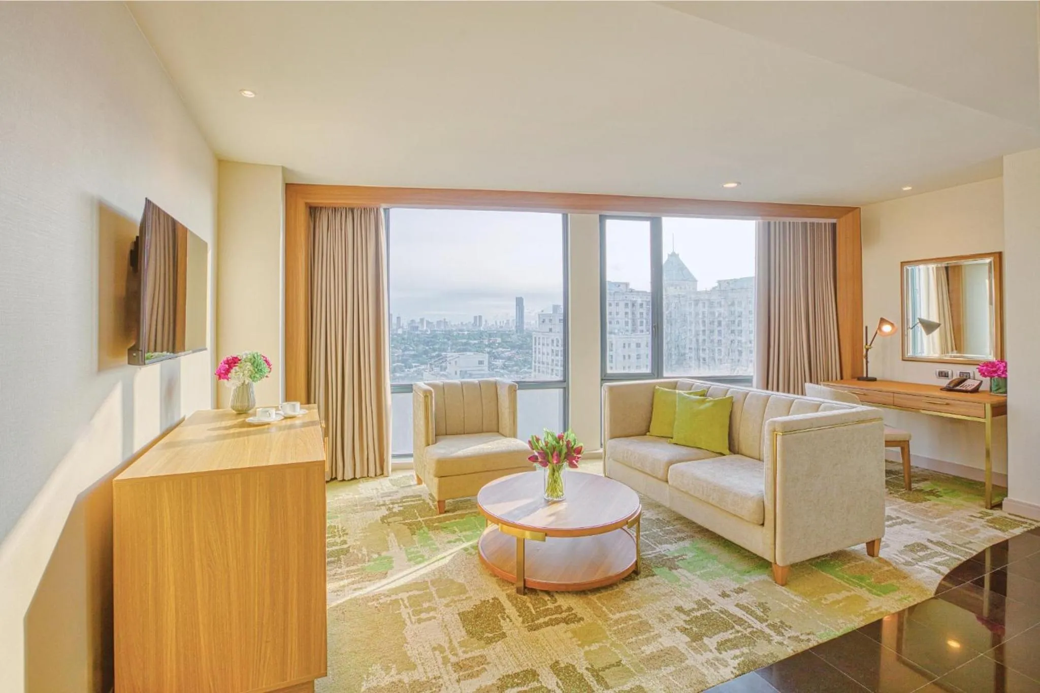 Communal lounge/ TV room in Eastwood Richmonde Hotel Quezon City