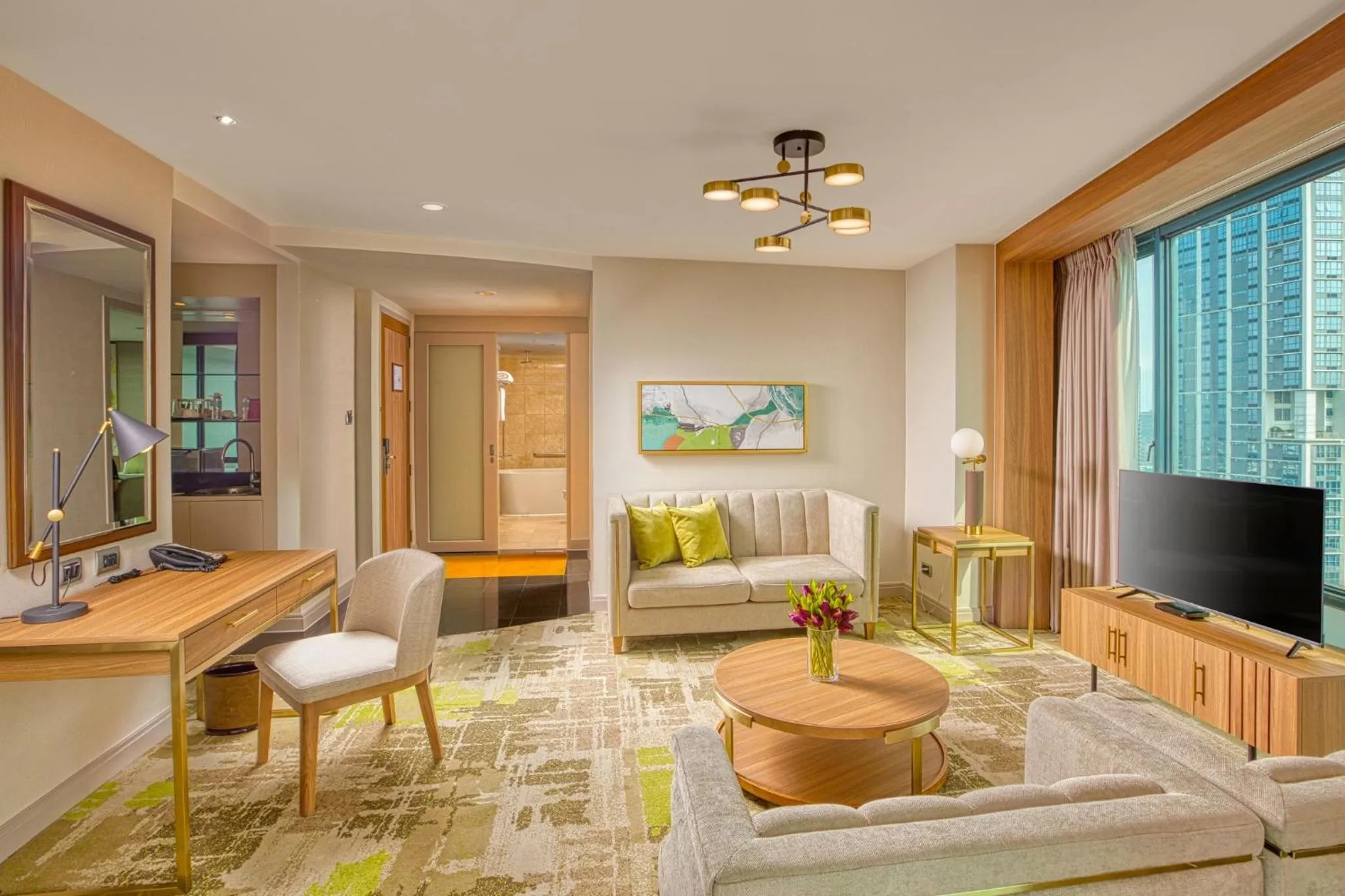 Communal lounge/ TV room in Eastwood Richmonde Hotel Quezon City