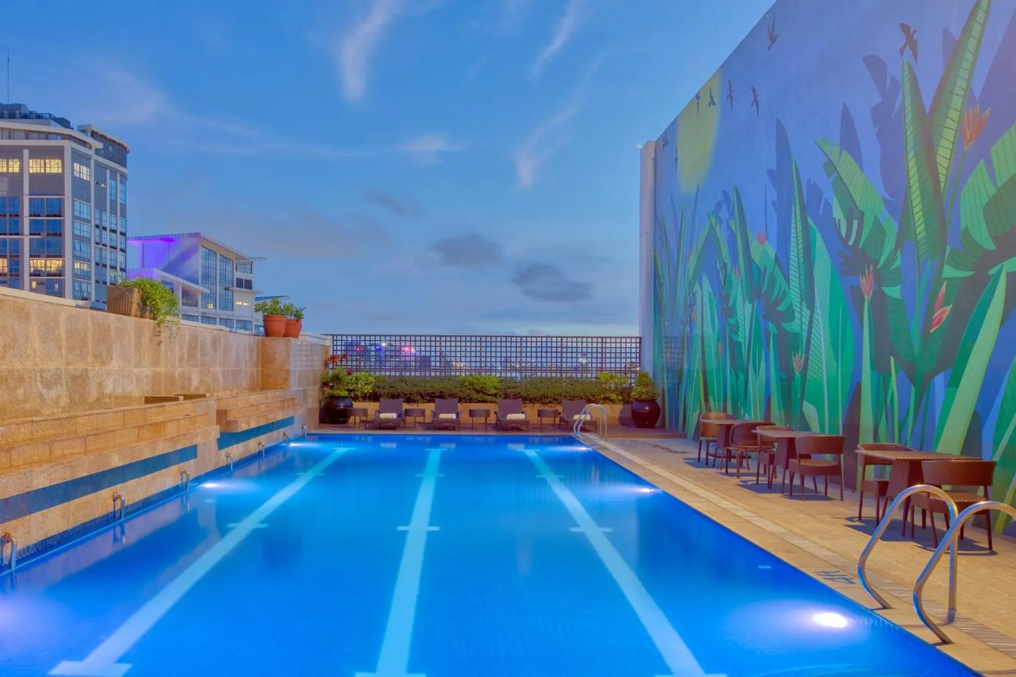 Swimming pool in Eastwood Richmonde Hotel Quezon City