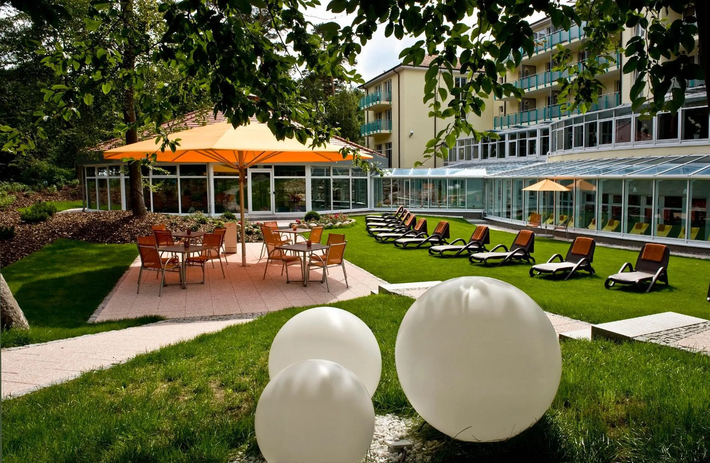 Patio in Dorint Seehotel Binz-Therme