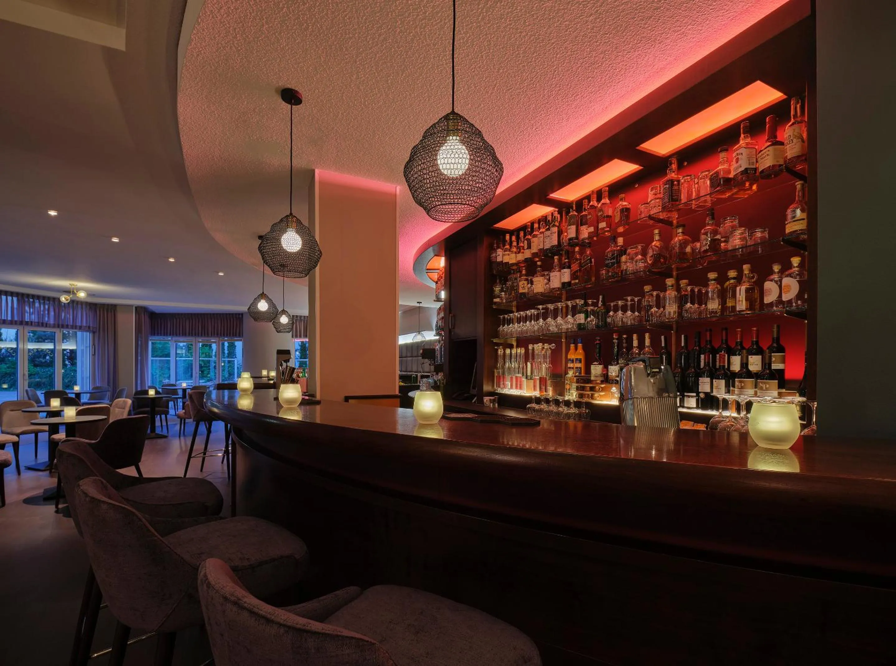 Lounge or bar in Dorint Seehotel Binz-Therme