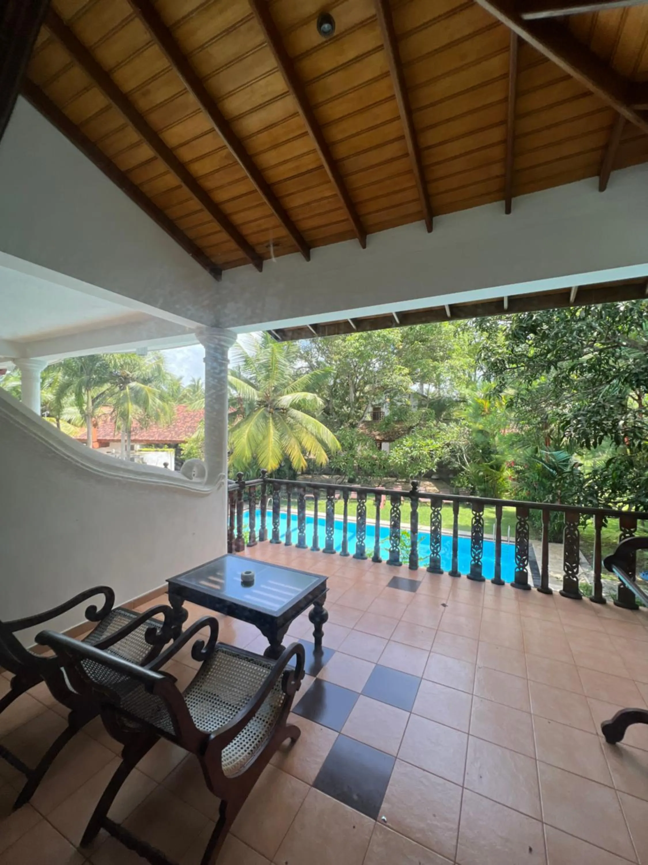 Pool view, Balcony/Terrace in Sandali Walauwa