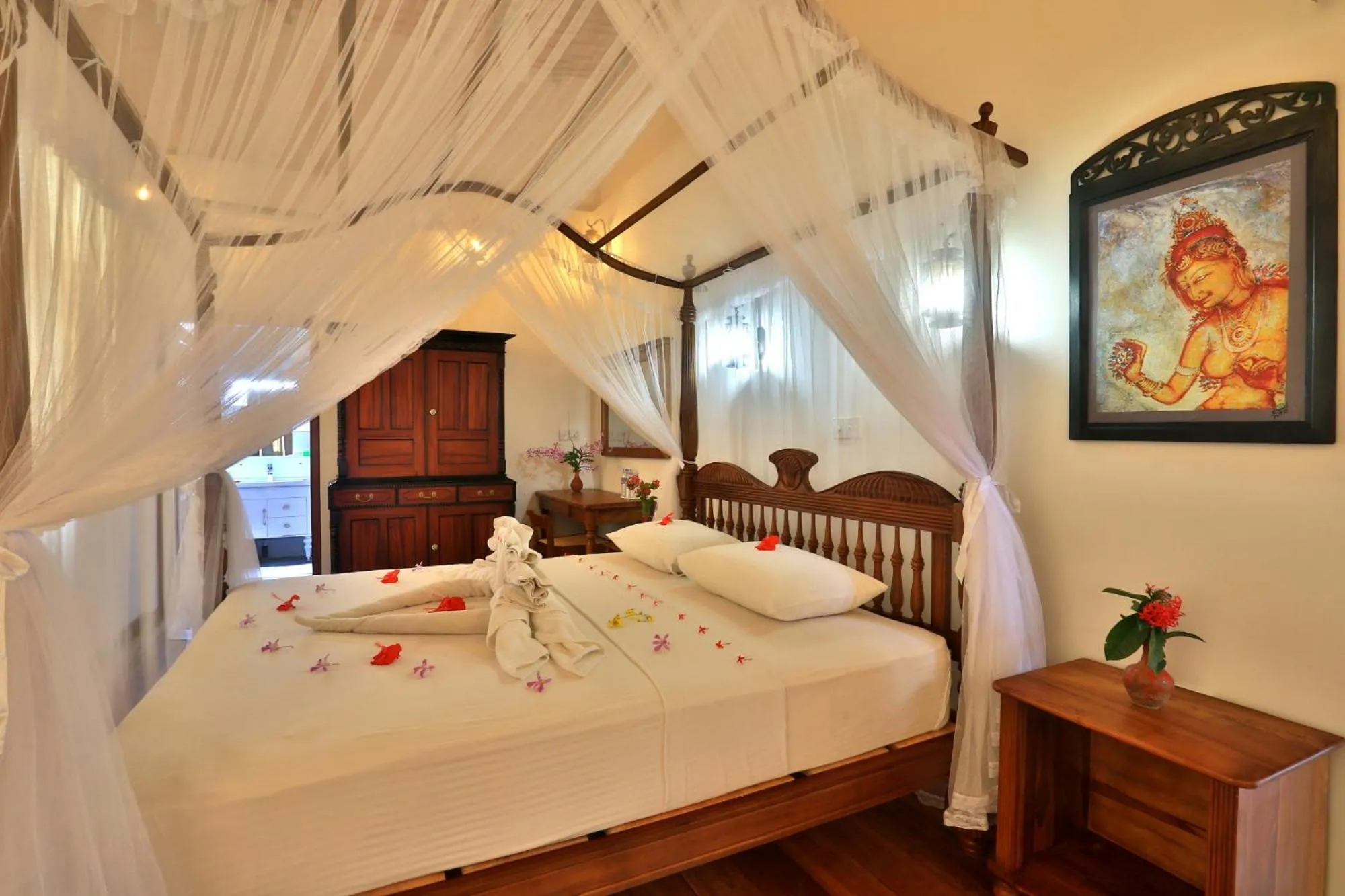 Bed in Sandali Walauwa