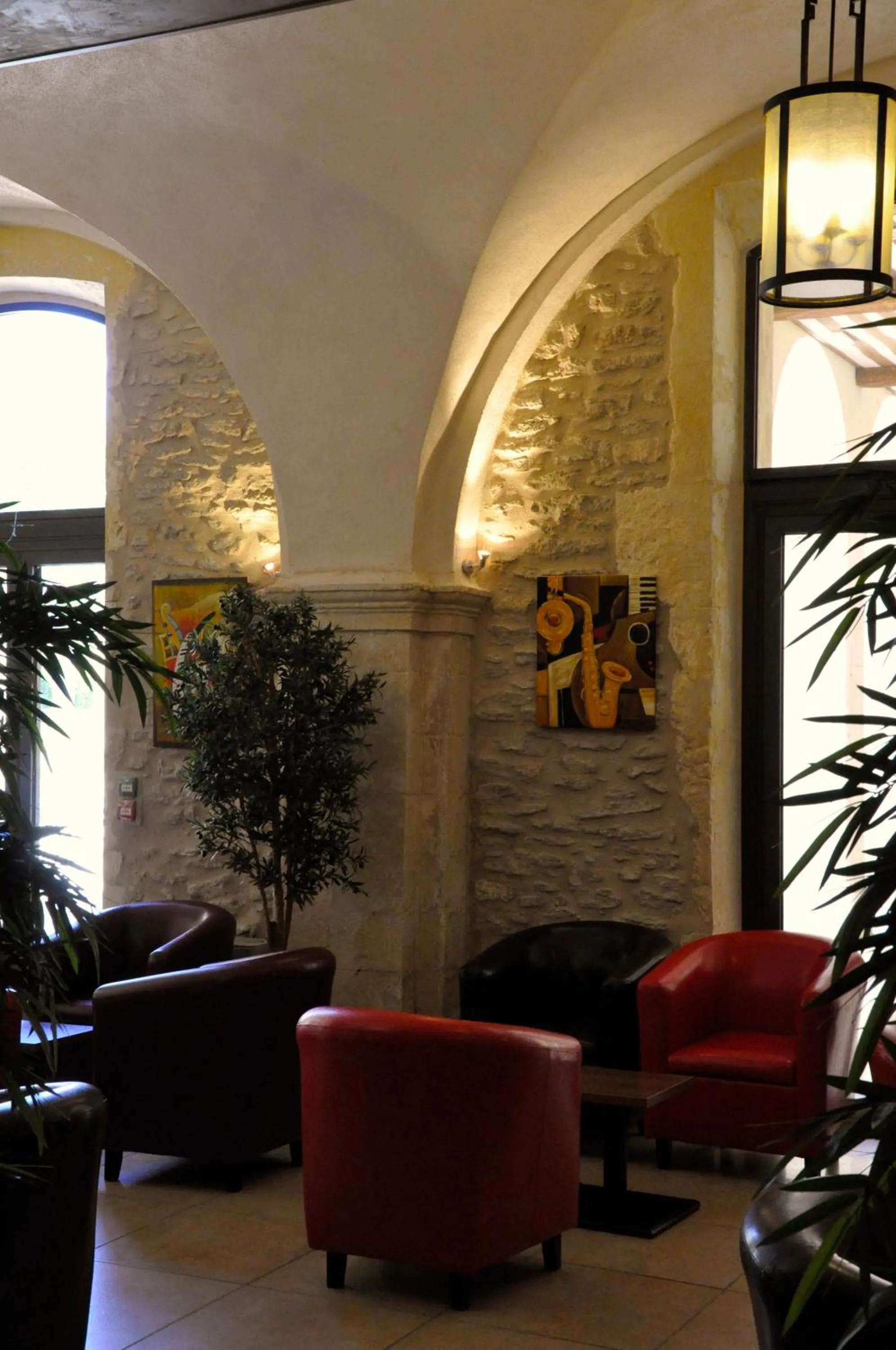 Living room in Hôtellerie Notre Dame de Lumières