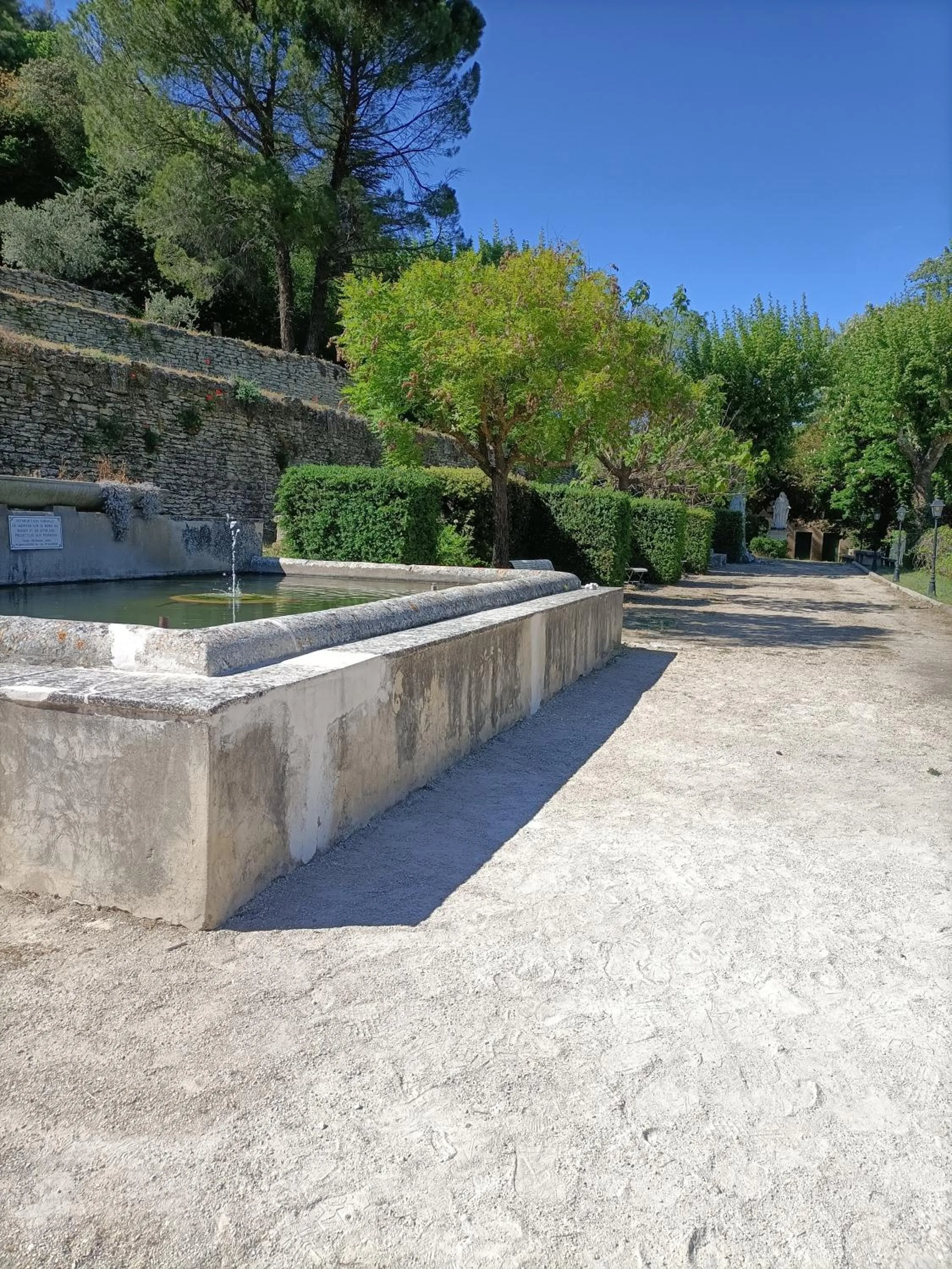 Natural landscape in Hôtellerie Notre Dame de Lumières