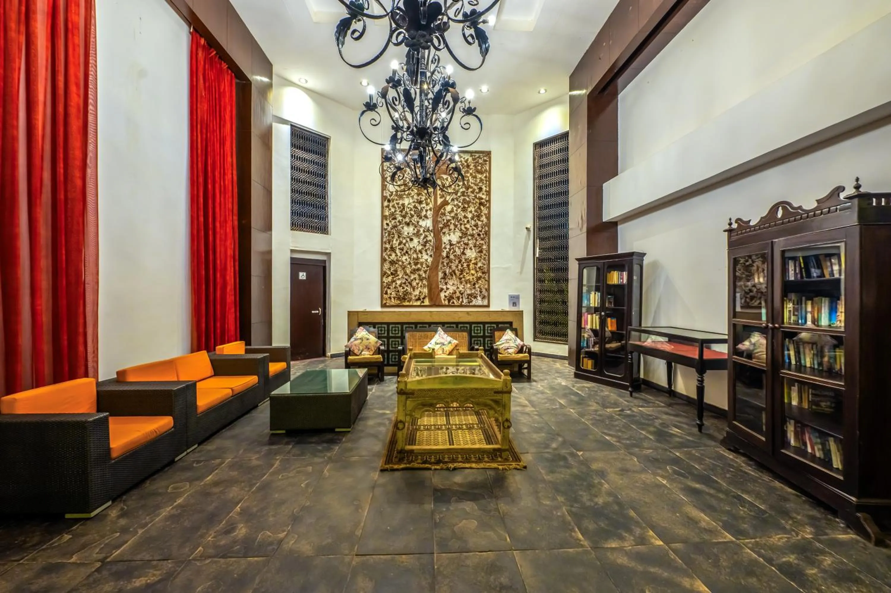 Library in O Hotel Goa, Candolim Beach