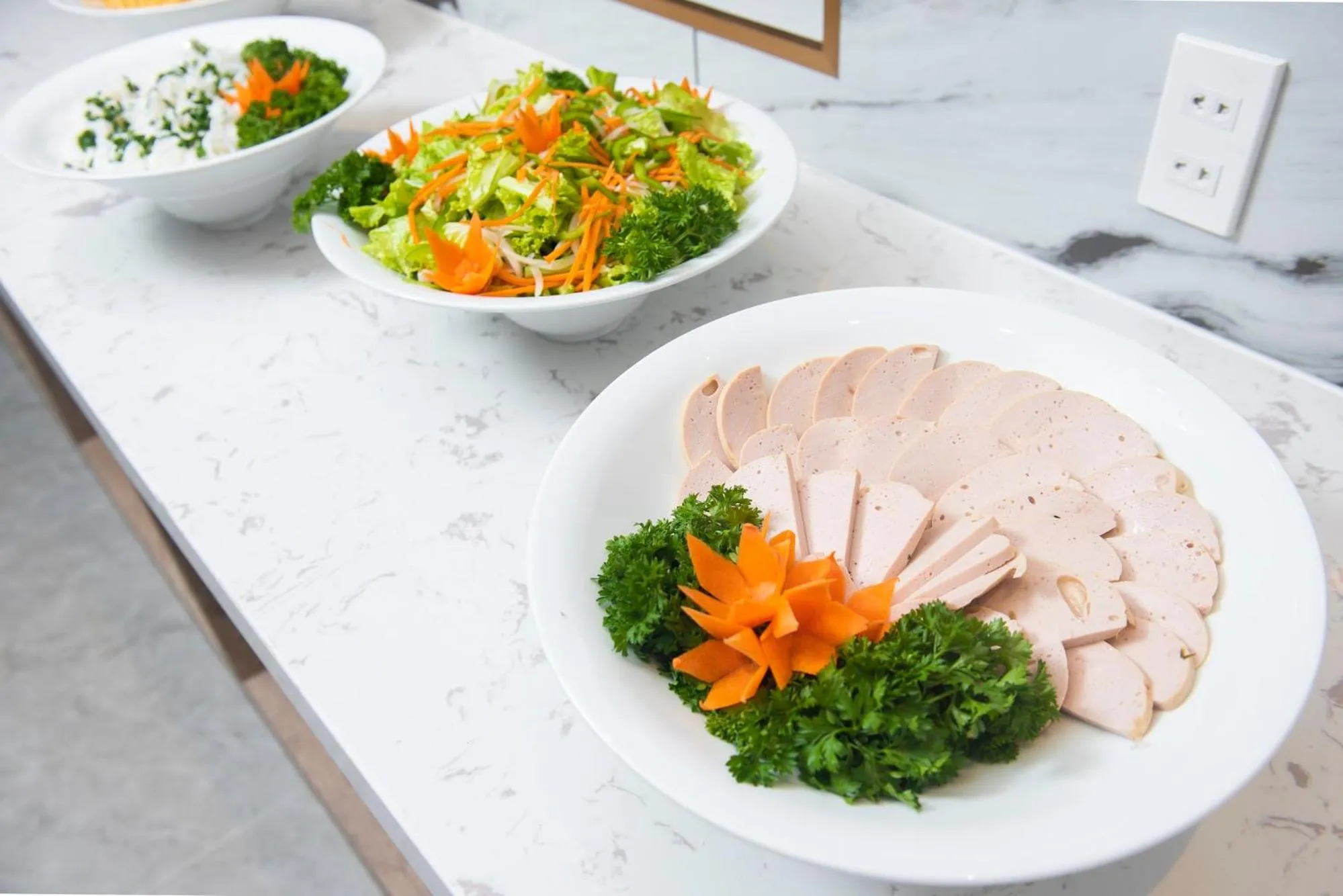 Breakfast in Golden Lotus Hotel