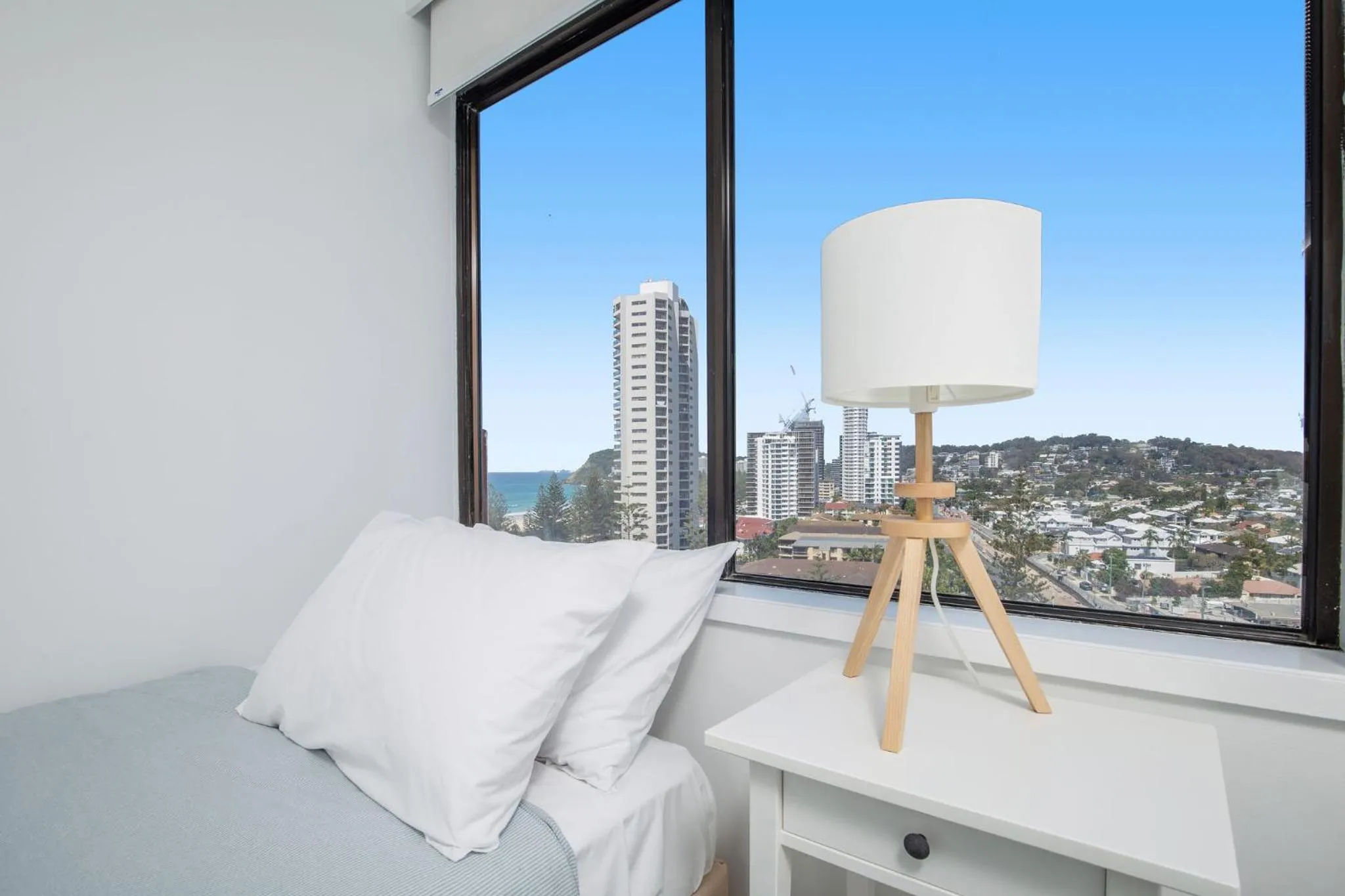 Bedroom, Bed in Horizons Holiday Apartments - OFFICIAL