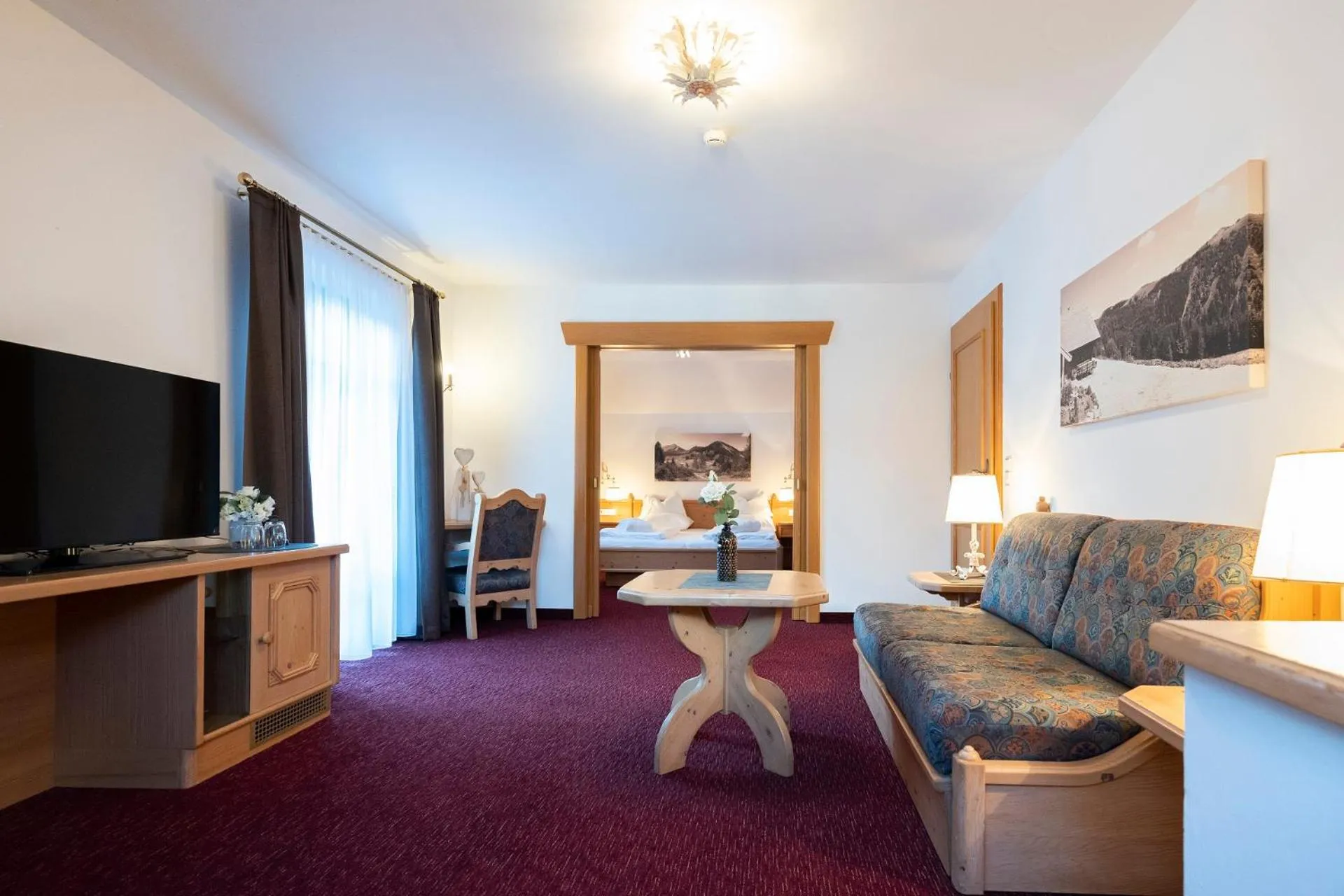 Living room in DAS Hintersee