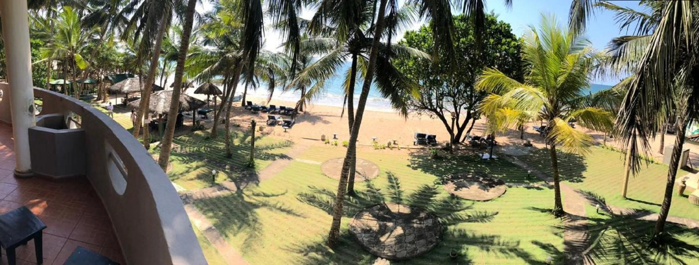 Garden view in Oasey Beach Hotel