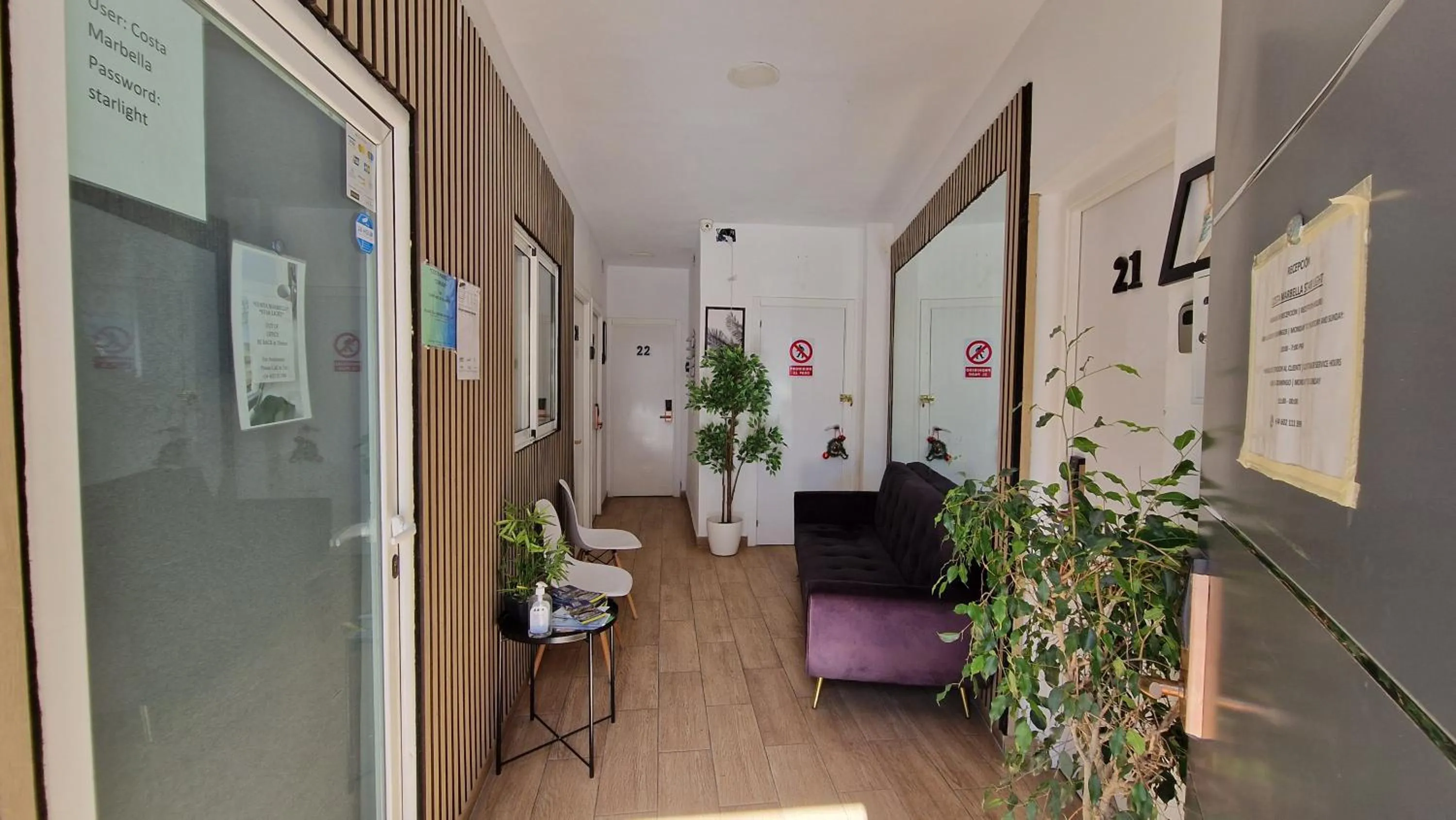 Lobby or reception in Costa Marbella Star Light