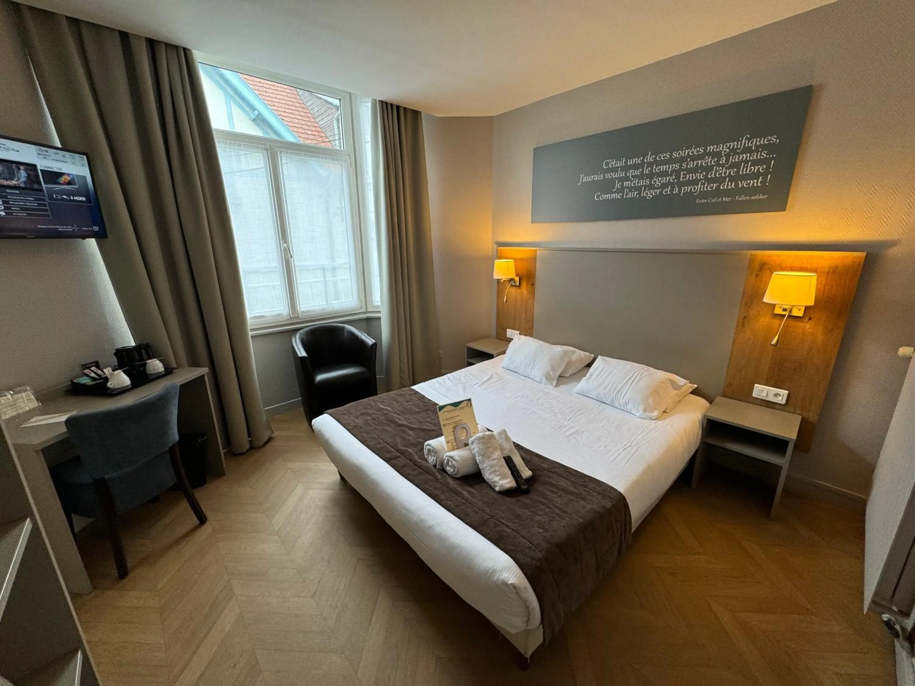 Bedroom, Bed in Hôtel Villa Des 2 Caps