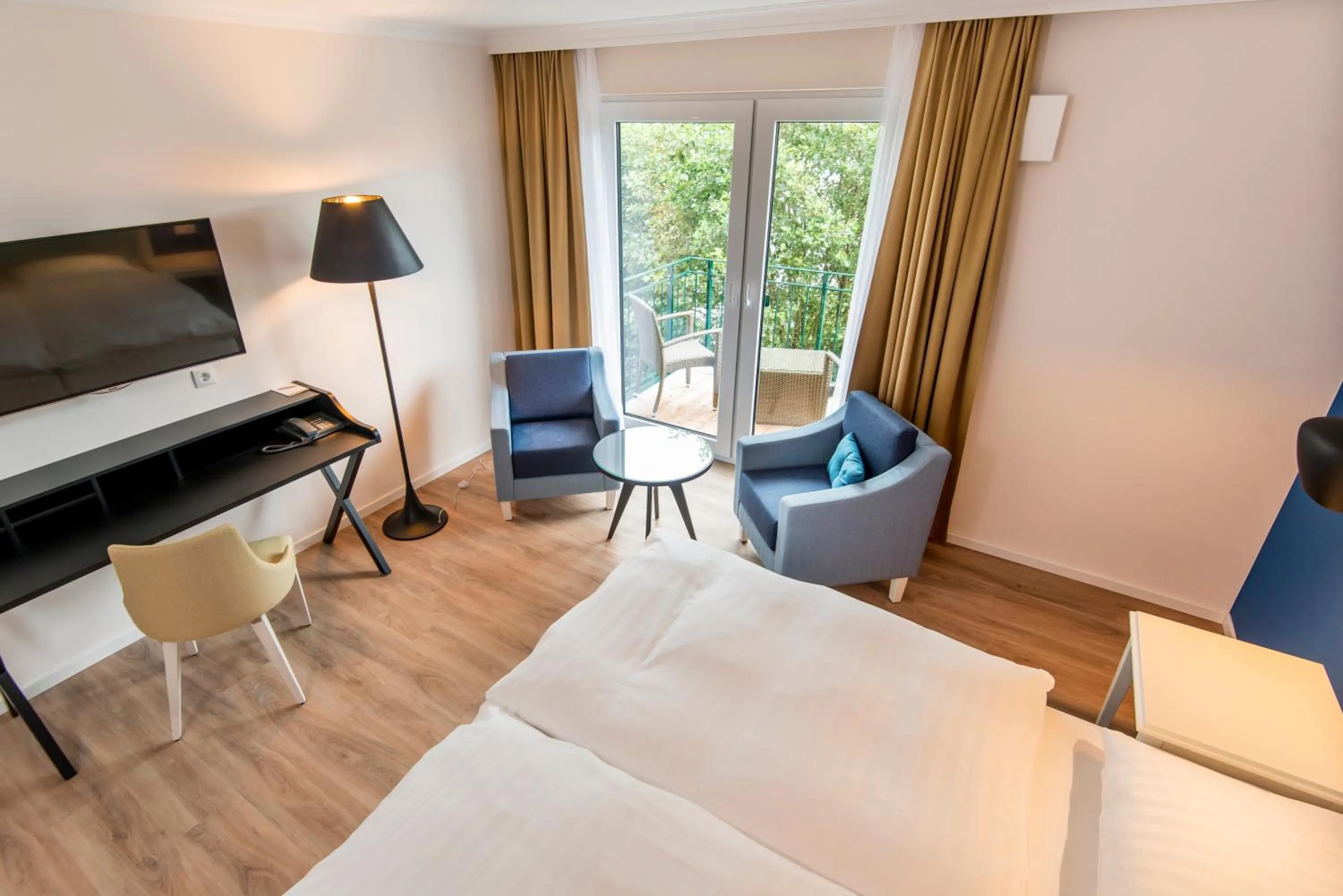 Decorative detail, Bed in Boutique-Hotel Zur alten Post