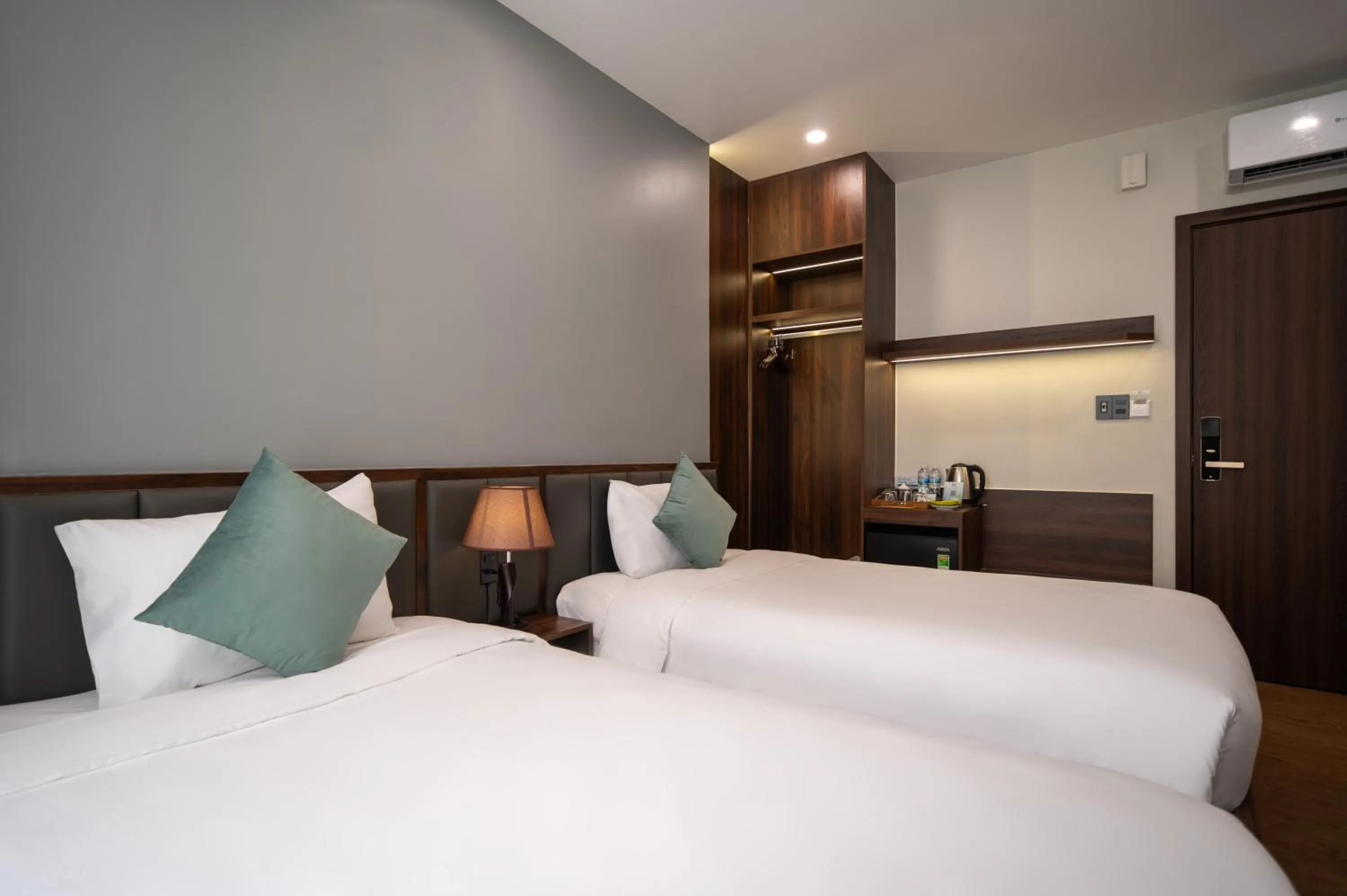 Bed in Eden Hue Hotel