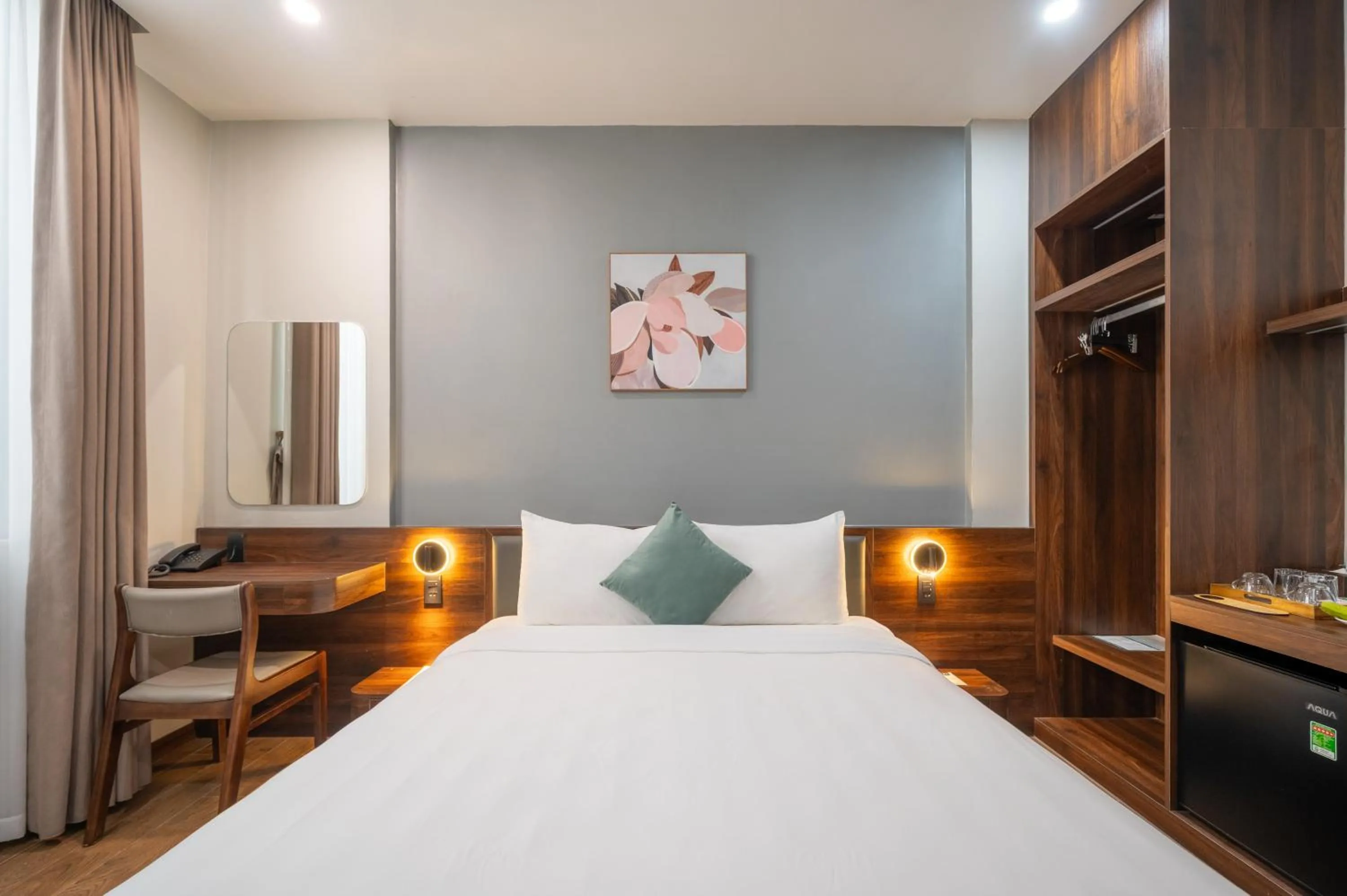 Bed in Eden Hue Hotel