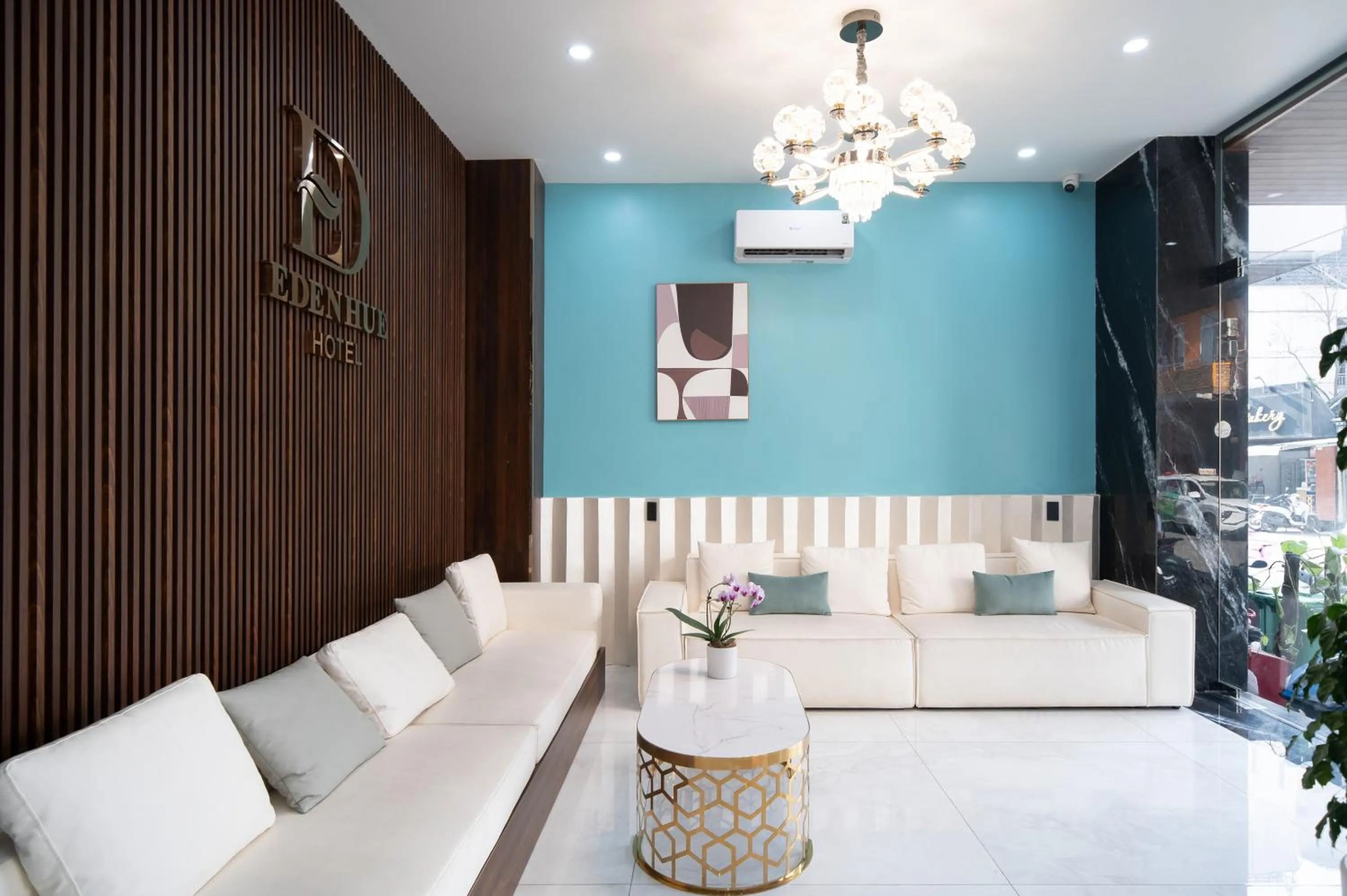 Lobby or reception in Eden Hue Hotel