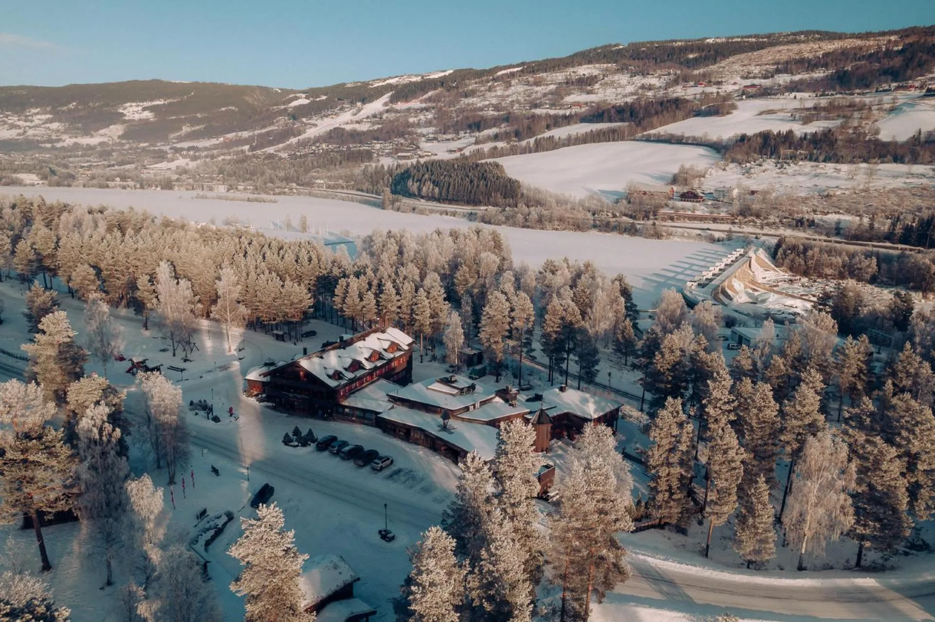 Property building in Hunderfossen Hotel & Resort