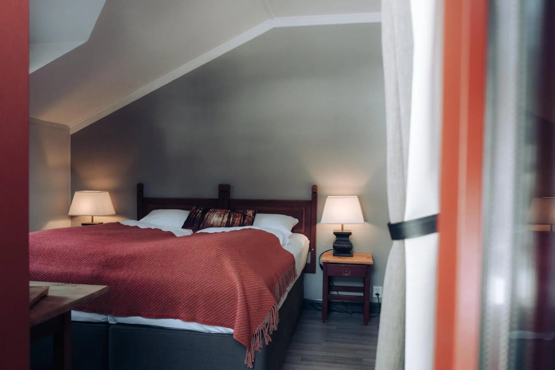 Bed in Hunderfossen Hotel & Resort