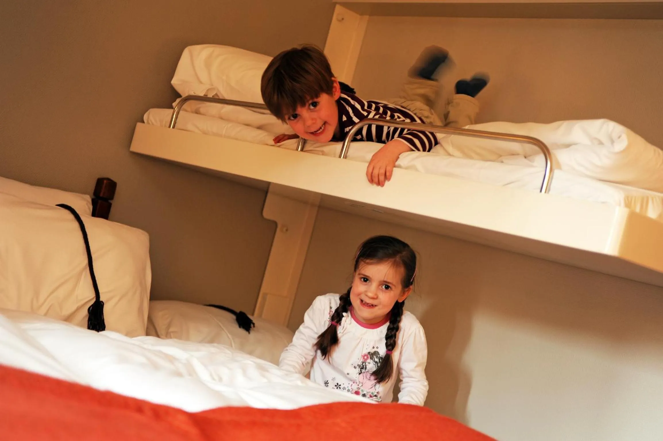 Bed in Hunderfossen Hotel & Resort