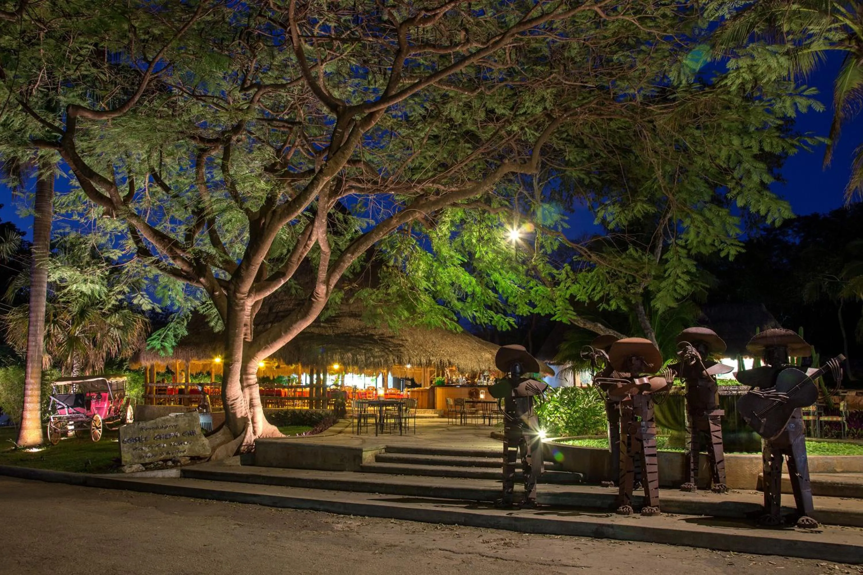 Facade/entrance in The Lodge At Uxmal