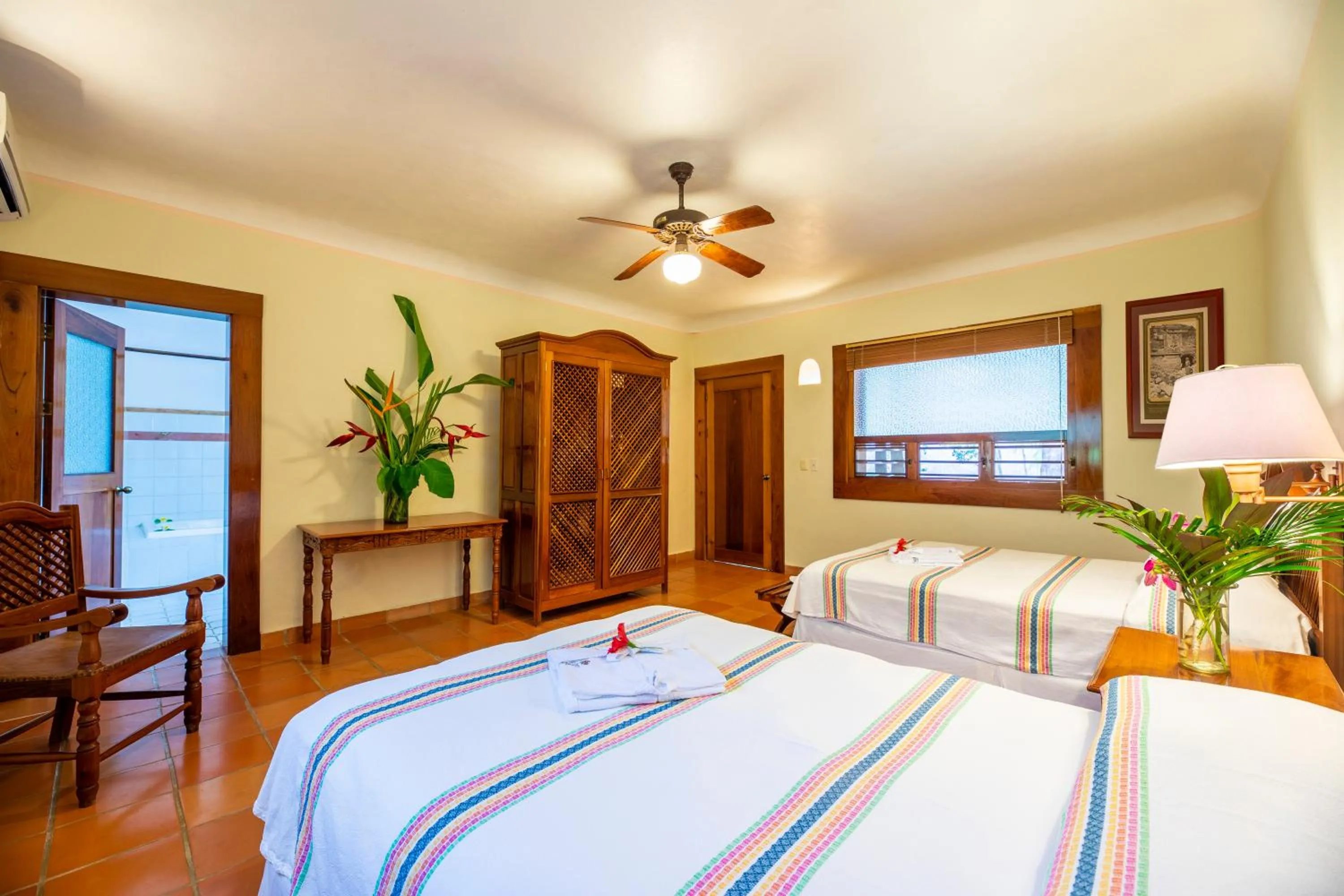 Bedroom, Bed in The Lodge At Uxmal