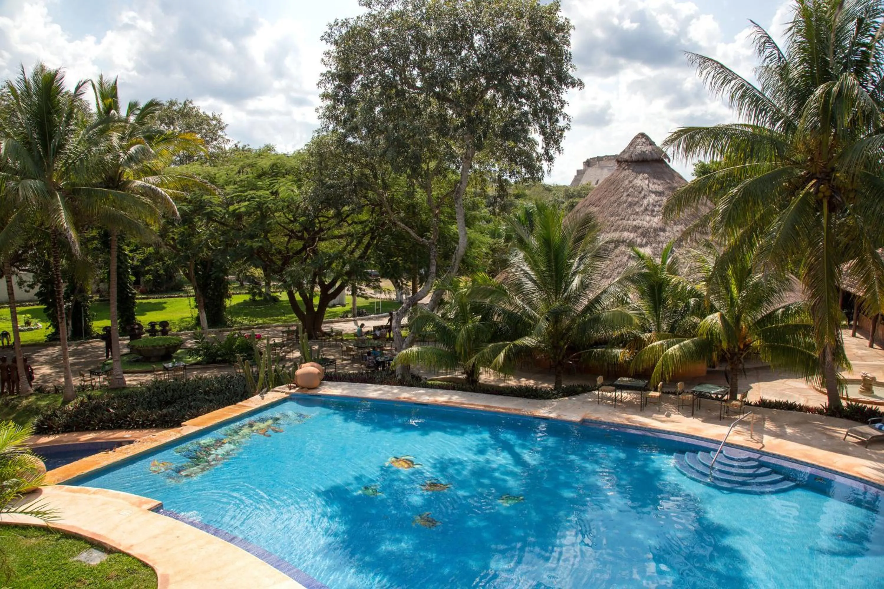 Swimming pool in The Lodge At Uxmal