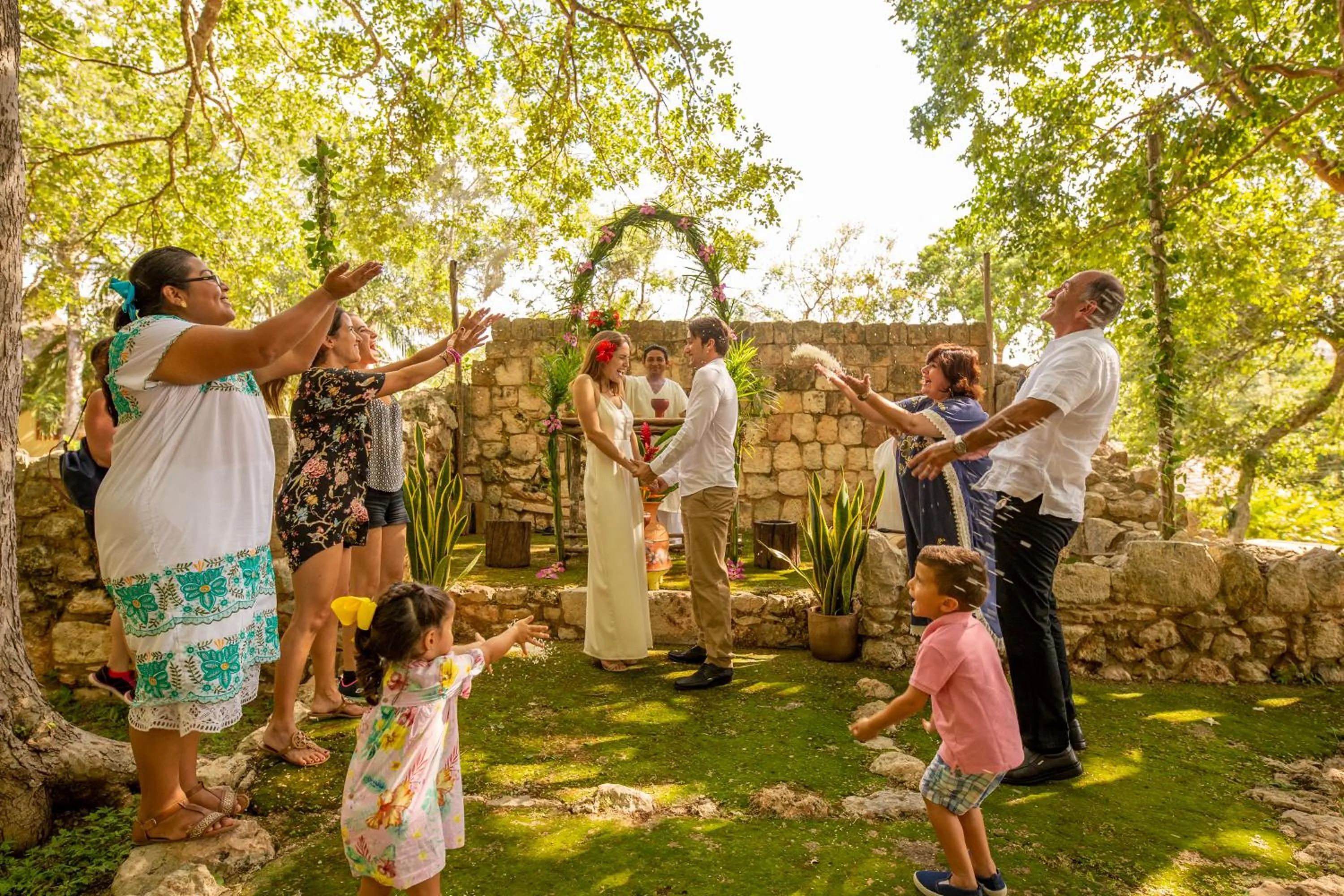 People in The Lodge At Uxmal