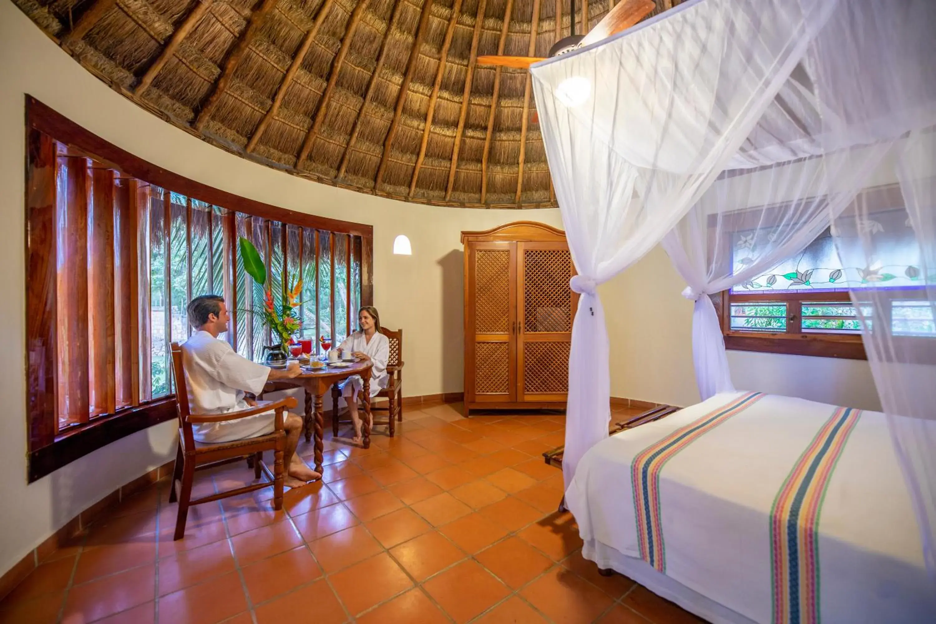 Royal Mayan Bungalow with Spa Bath in The Lodge At Uxmal Royal Mayan Bungalow with Spa Bath in The Lodge At Uxmal