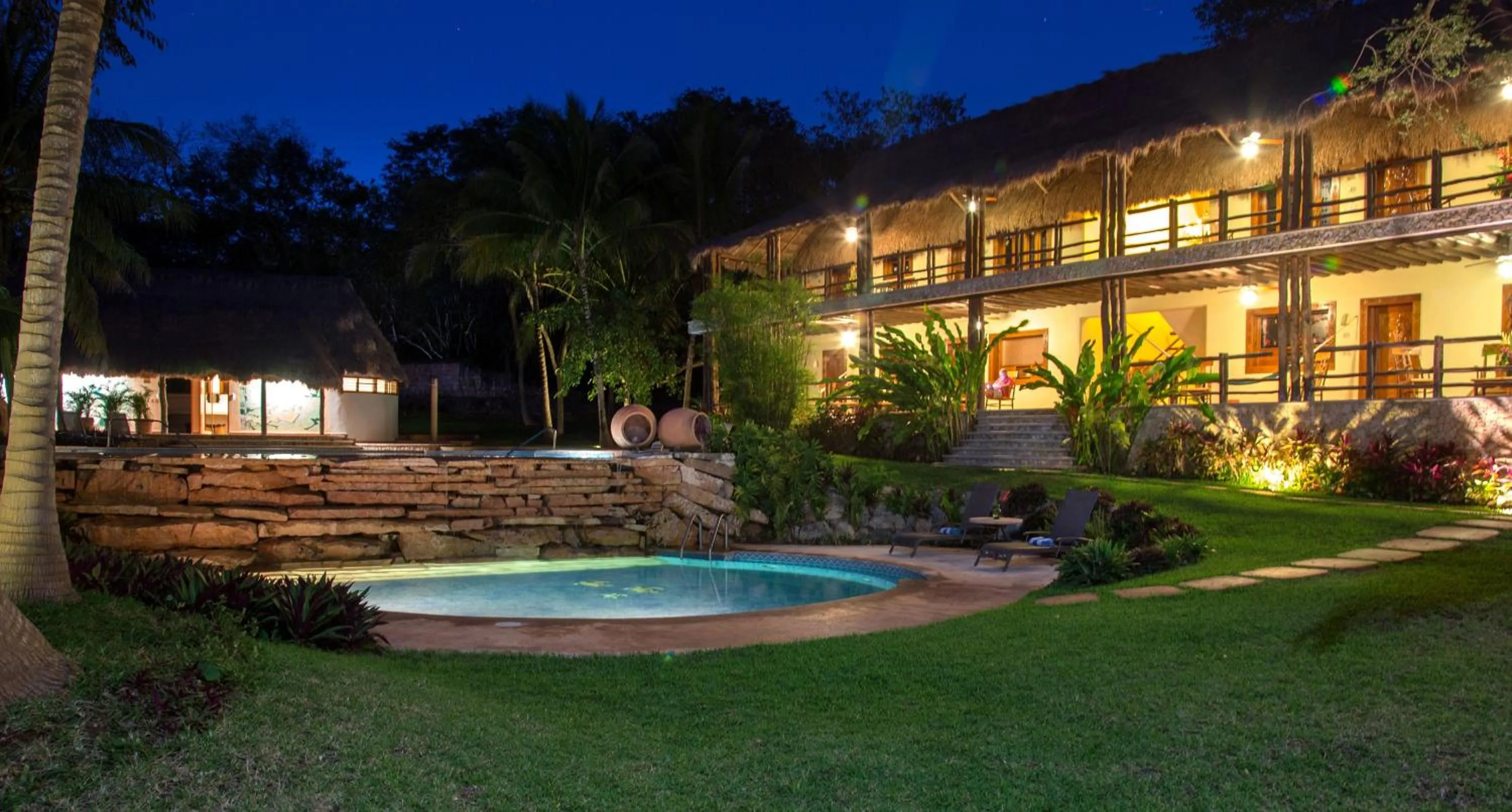 Facade/entrance in The Lodge At Uxmal