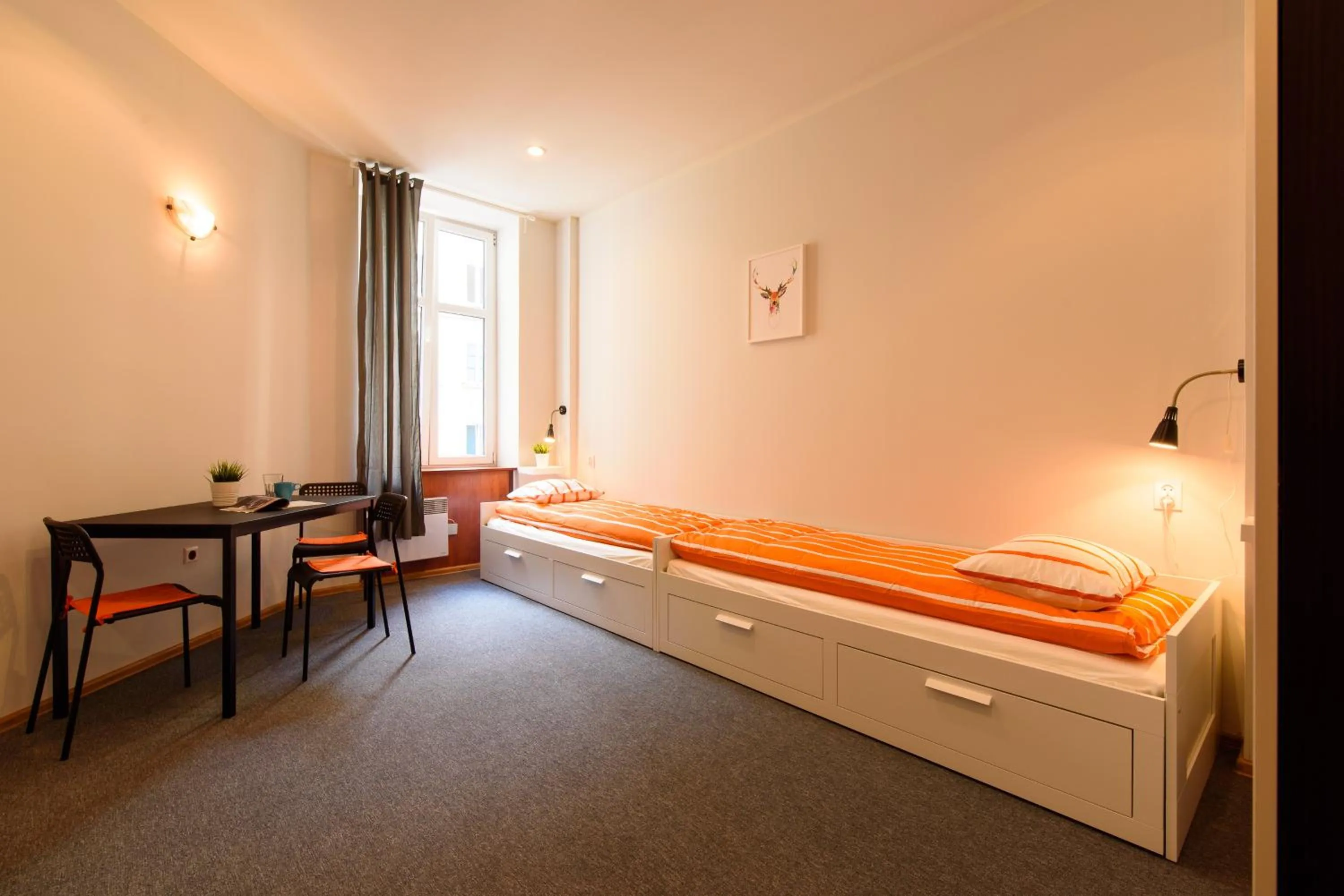 Bed in Constitution Square Rooms