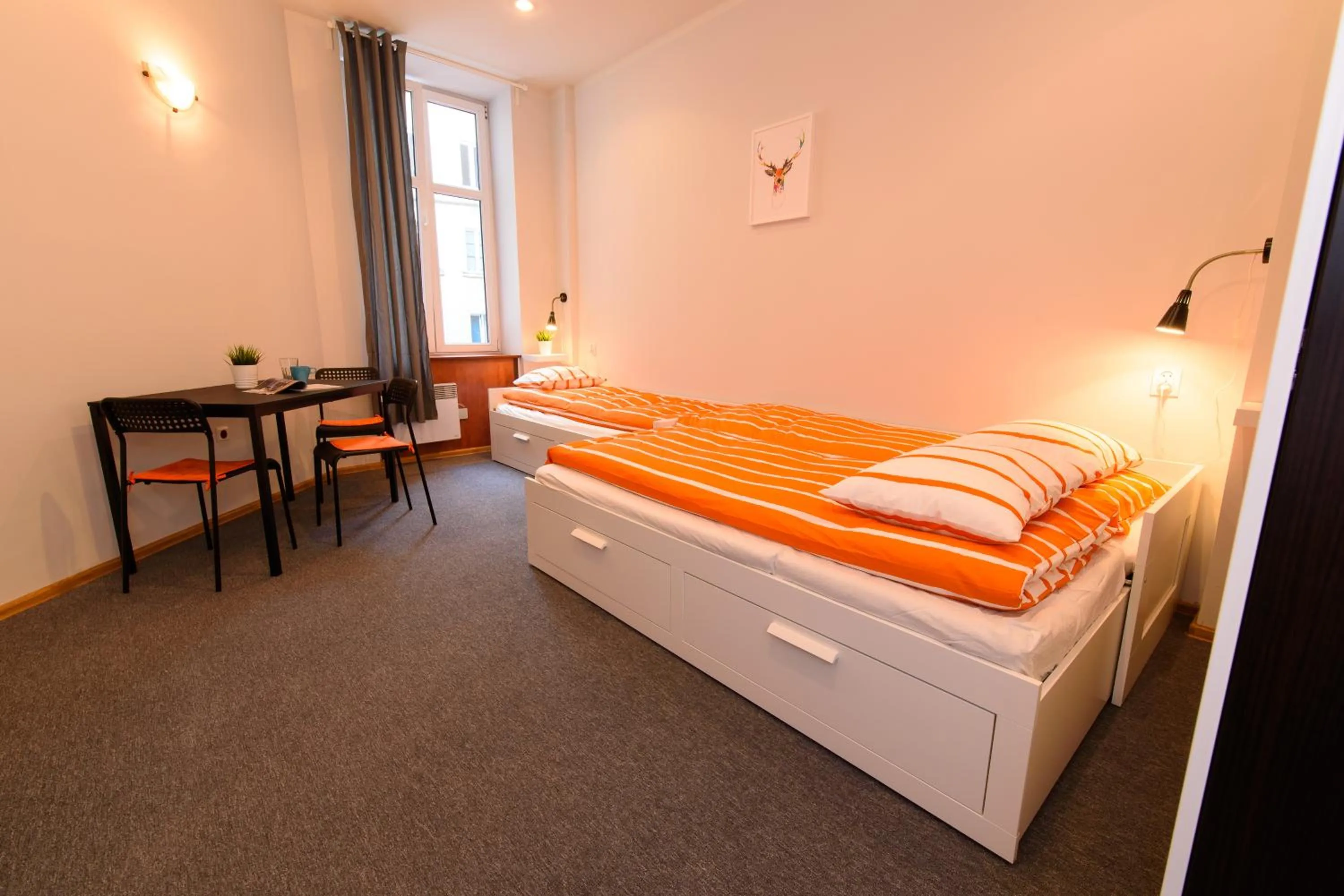 Bed in Constitution Square Rooms