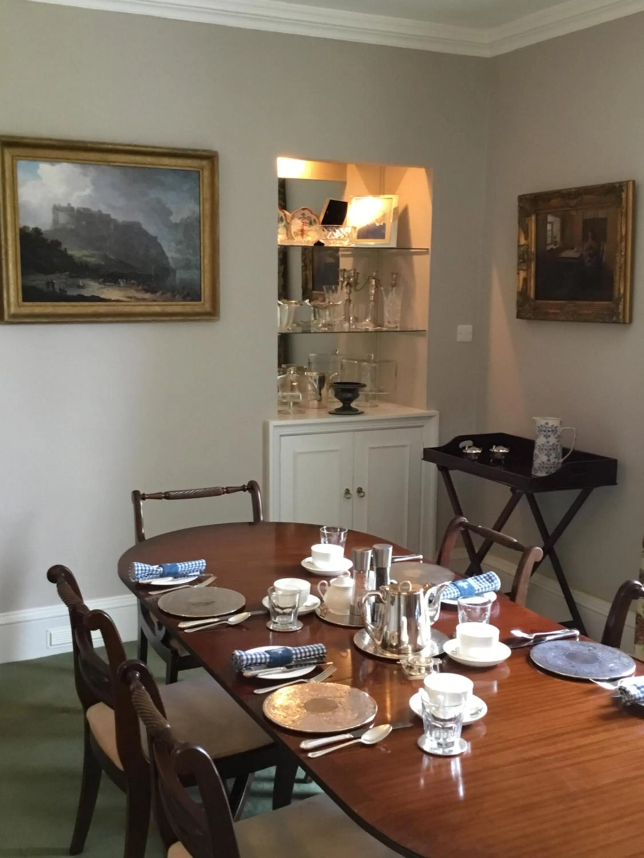Dining area in Bedrule Old Manse B&B