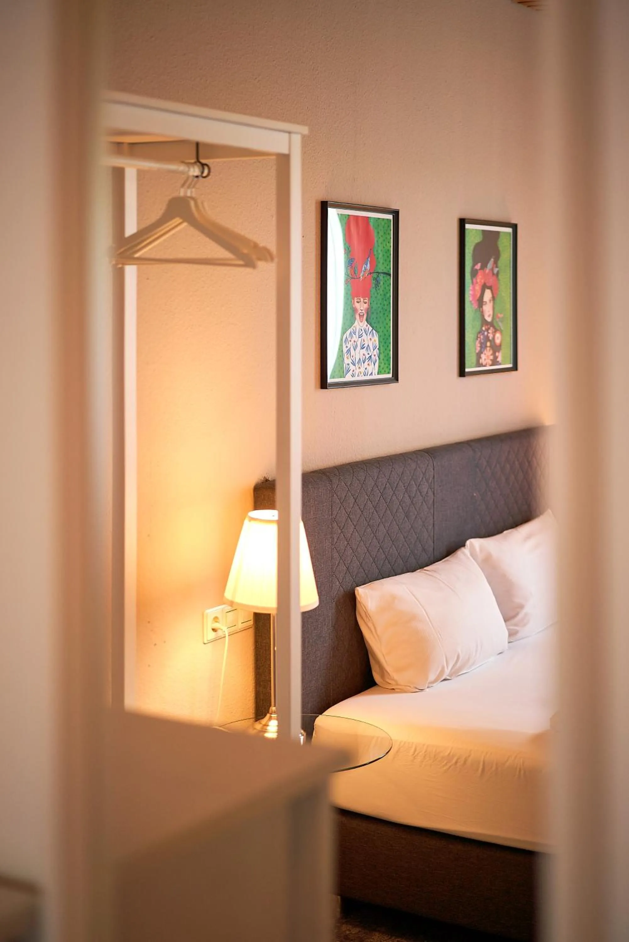 Photo of the whole room, Bed in Landgasthof Hirsch