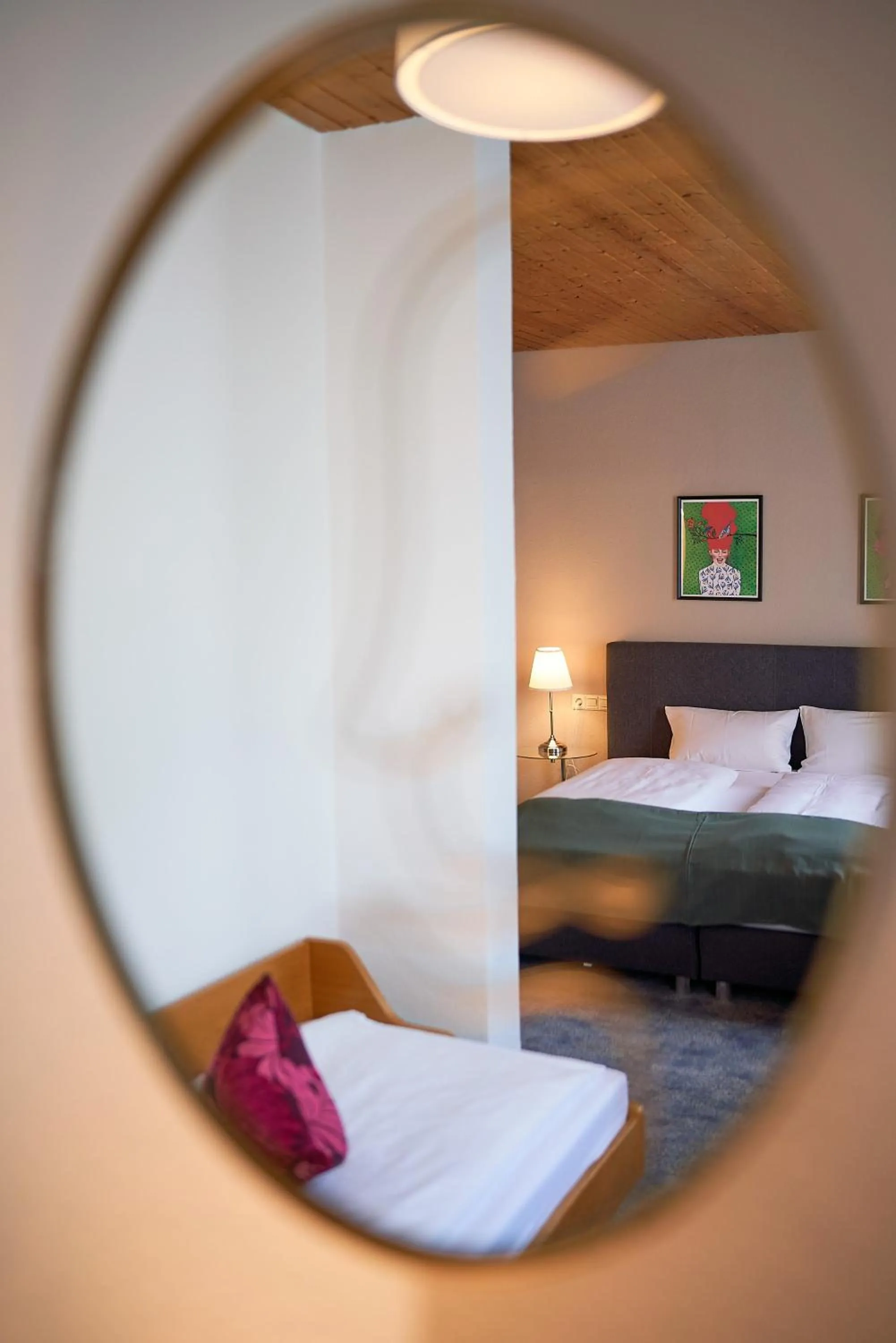 Bed in Landgasthof Hirsch