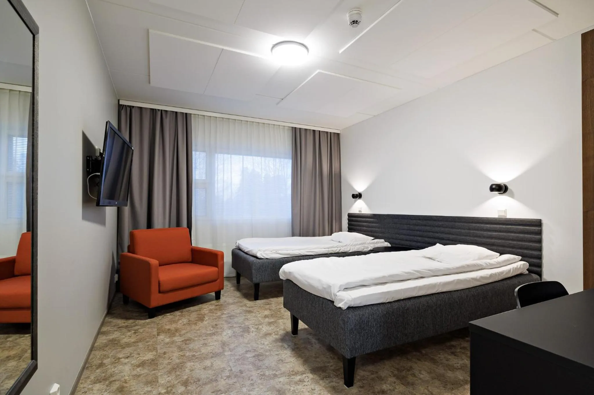 Bed in Eerikkilä Sport & Outdoor Resort