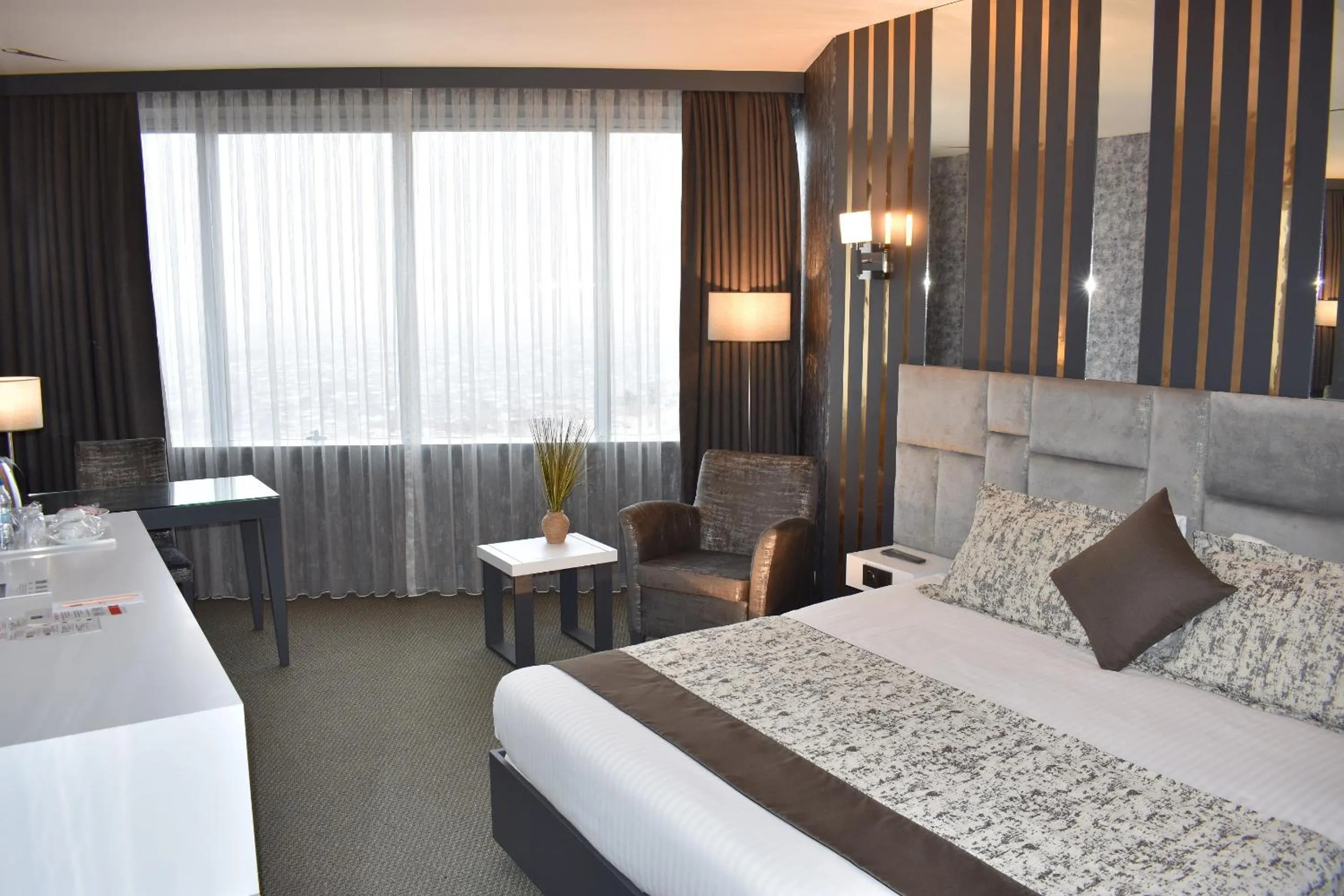 Bed in Hotel Anatolia