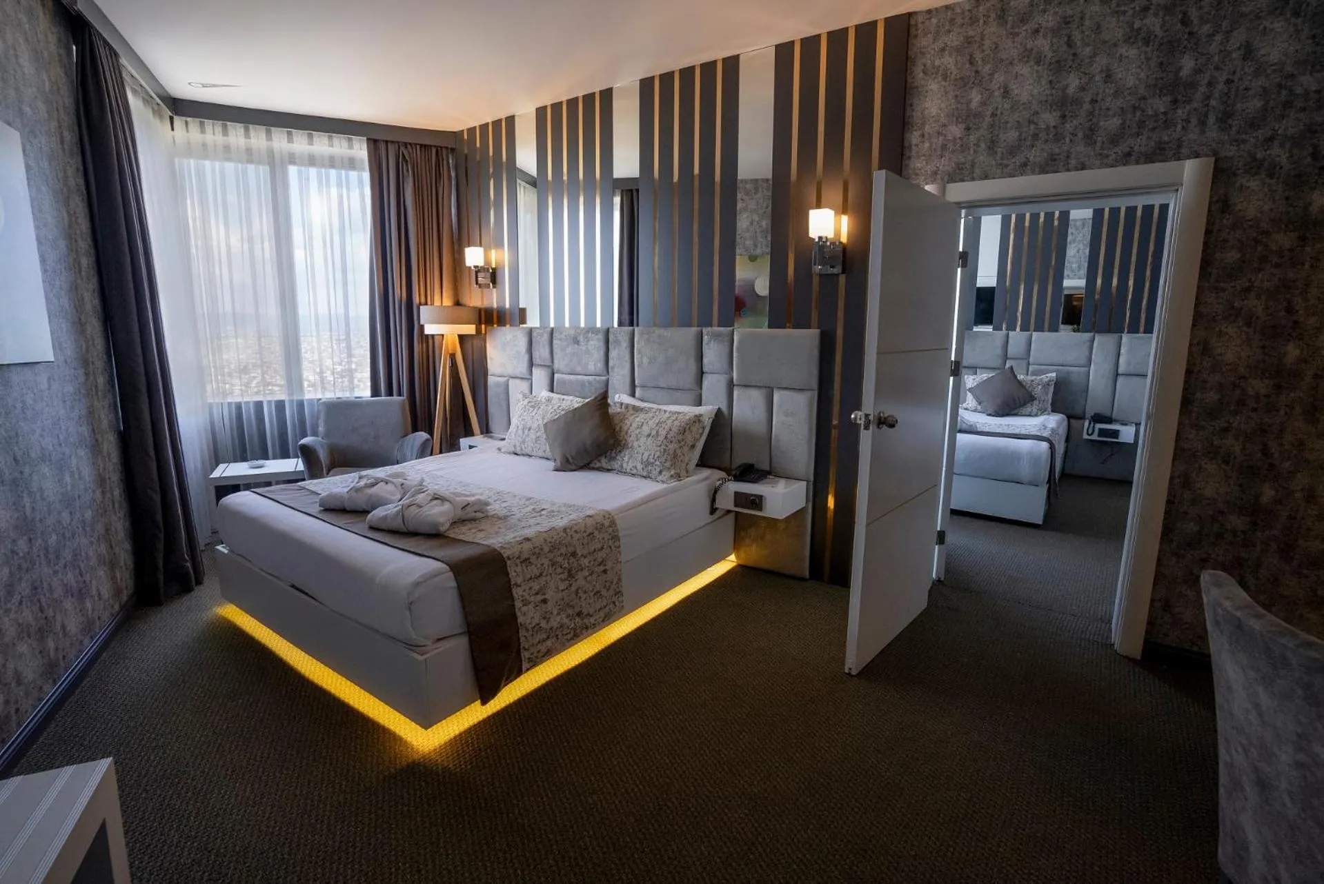 Bed in Hotel Anatolia