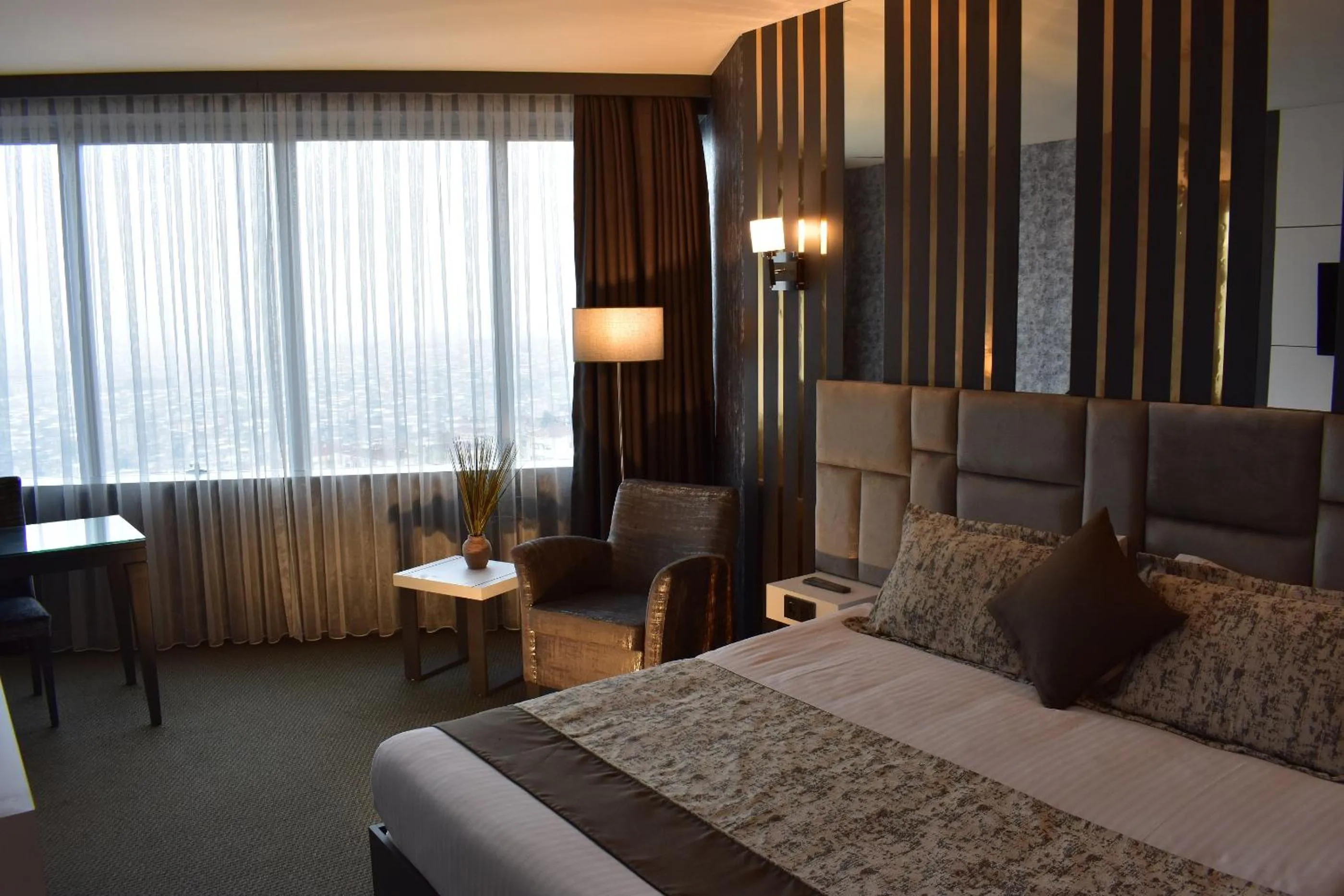 Bed in Hotel Anatolia