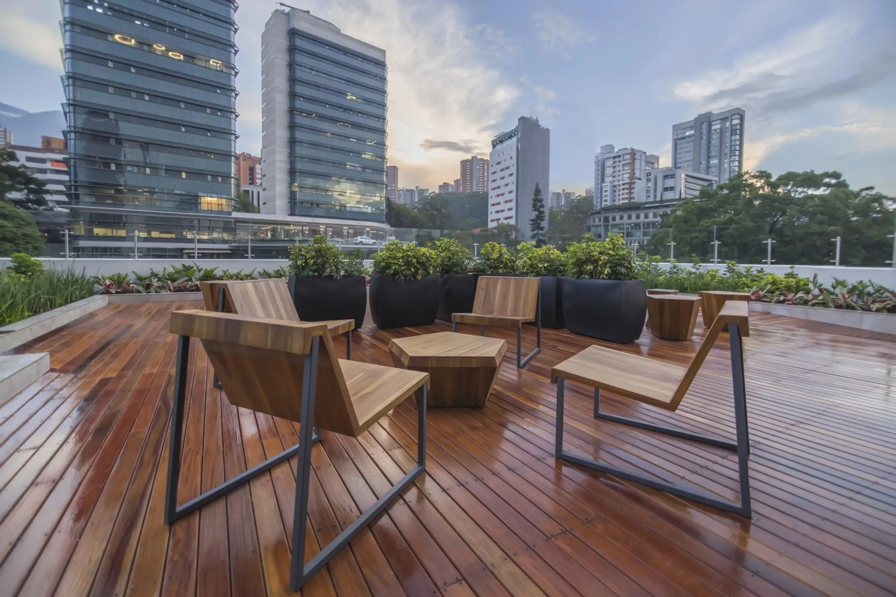 Balcony/Terrace in City Express Plus by Marriott Medellín Colombia