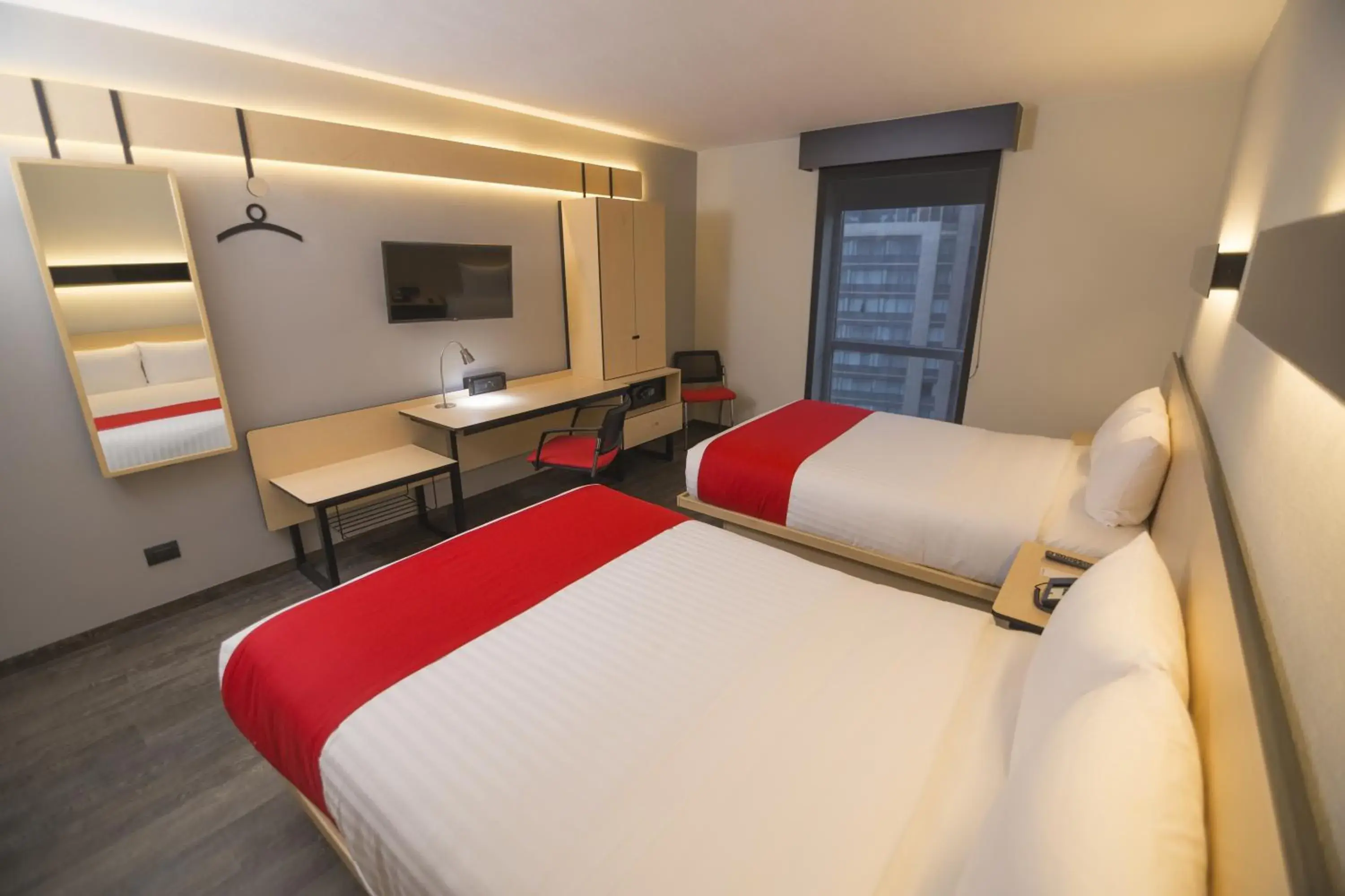Double Room with Two Double Beds in City Express Plus by Marriott Medellín Colombia Double Room with Two Double Beds in City Express Plus by Marriott Medellín Colombia
