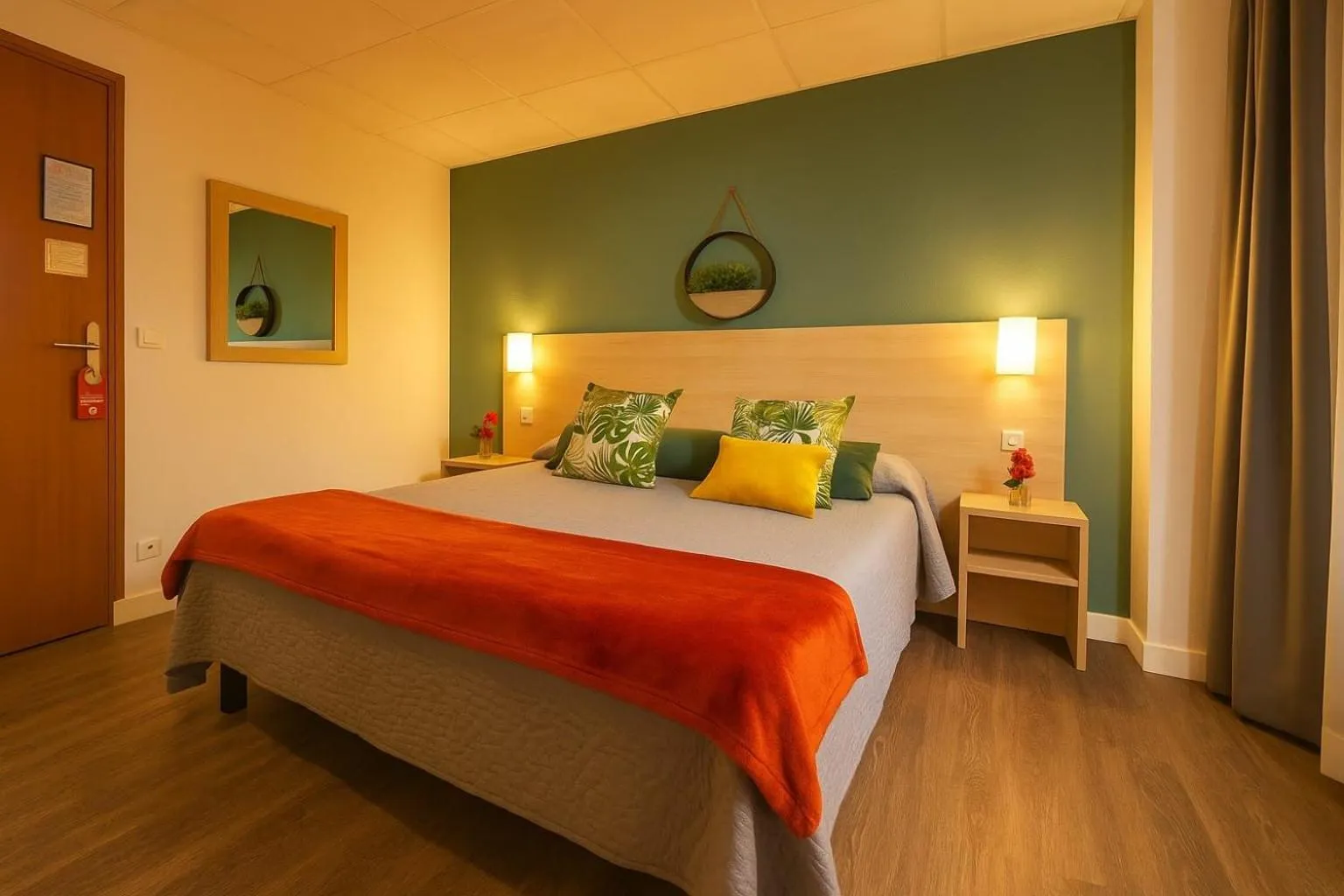 Photo of the whole room, Bed in Hotel Parisien