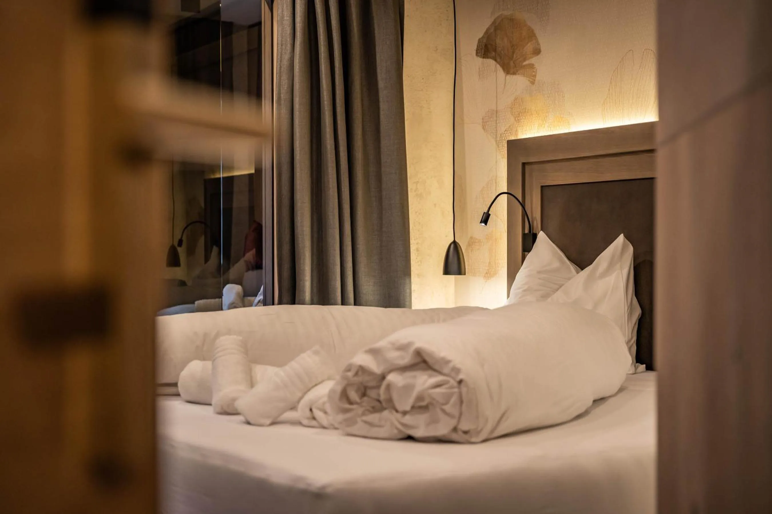 Bed in Hotel Gasthof Brücke