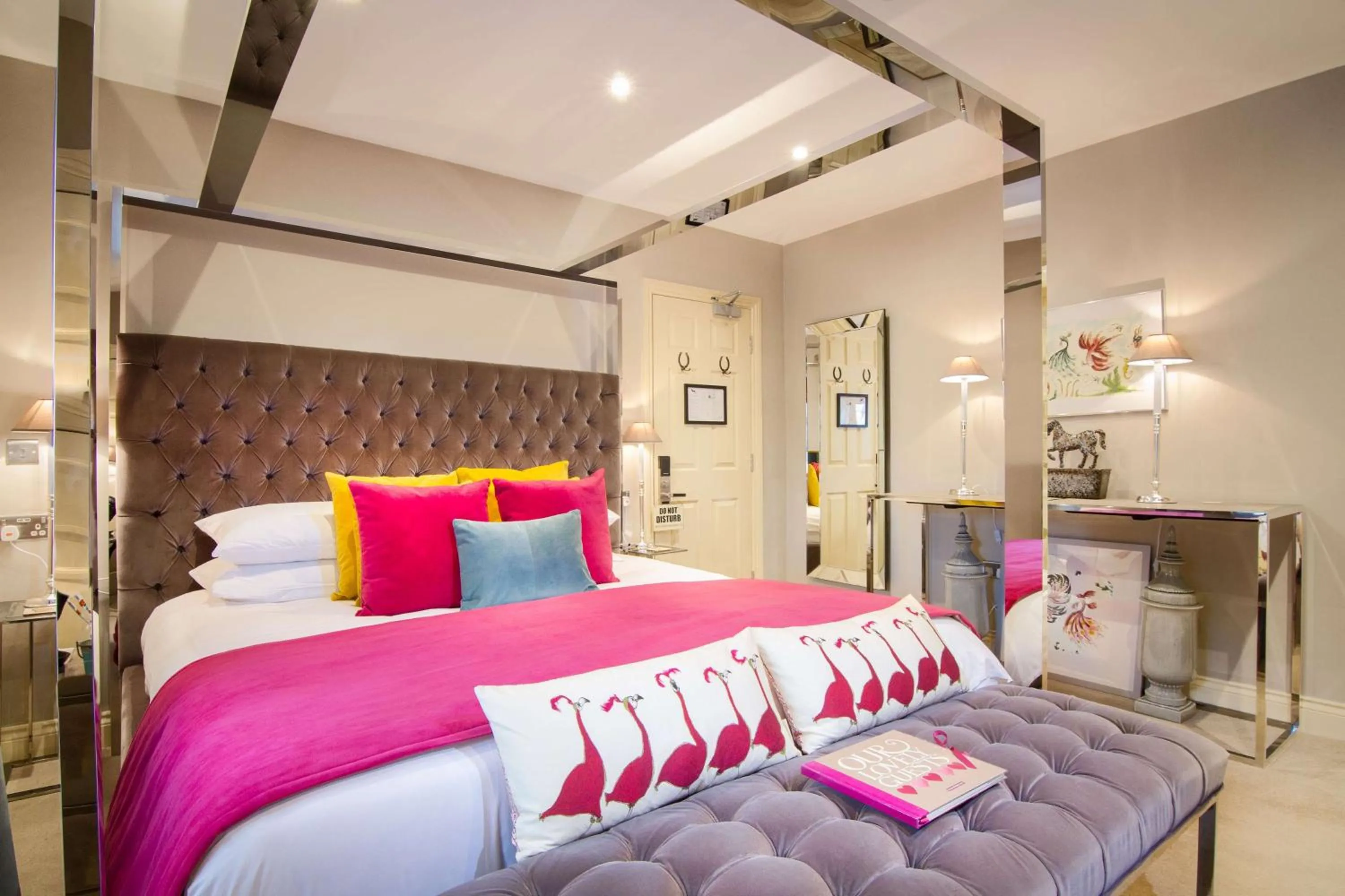 Bed in Black Horse Inn