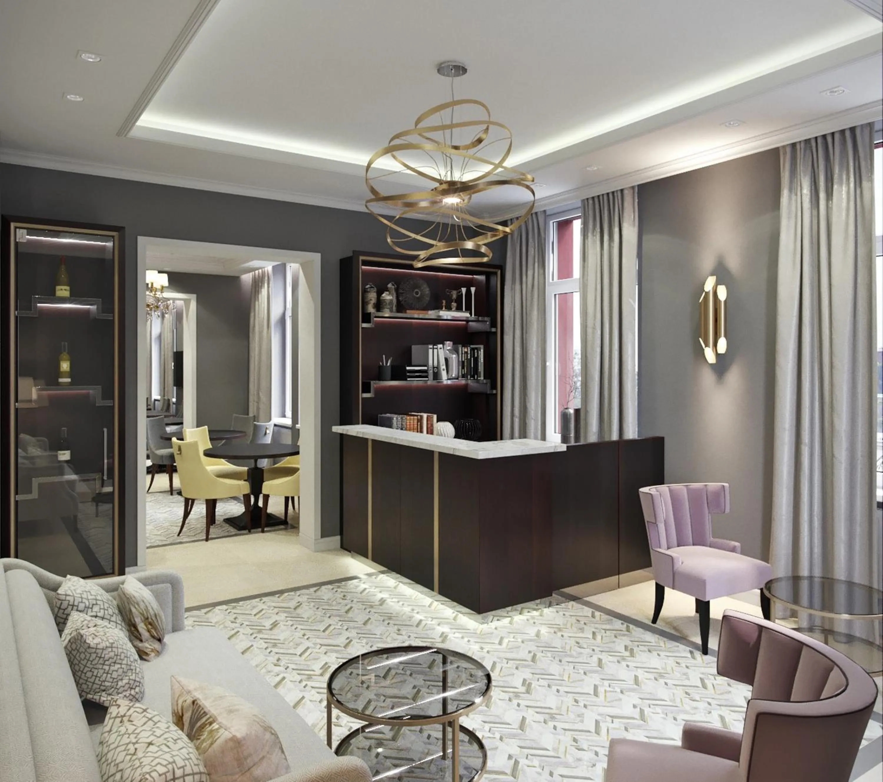 Lobby or reception in Arena an der Friedberger Warte