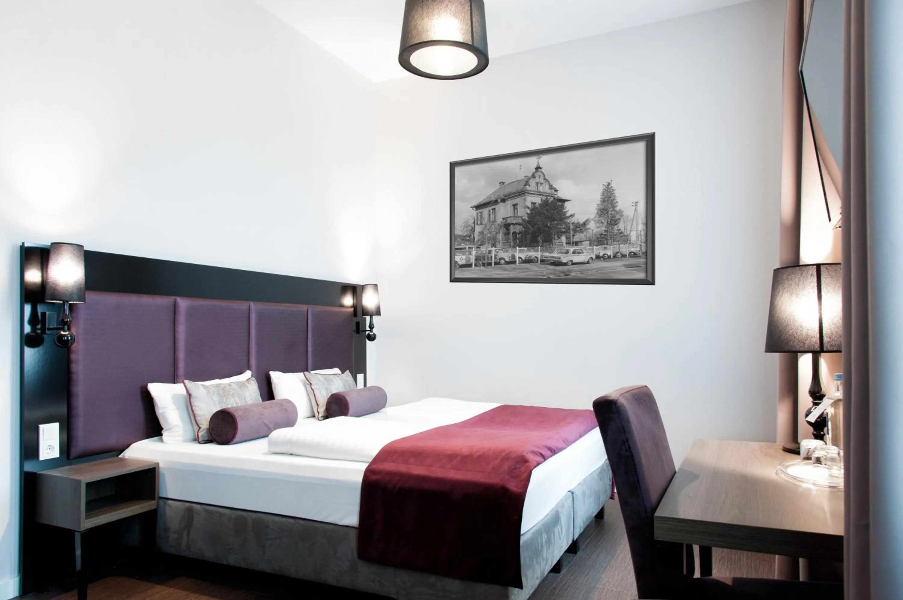 Photo of the whole room, Bed in Arena an der Friedberger Warte