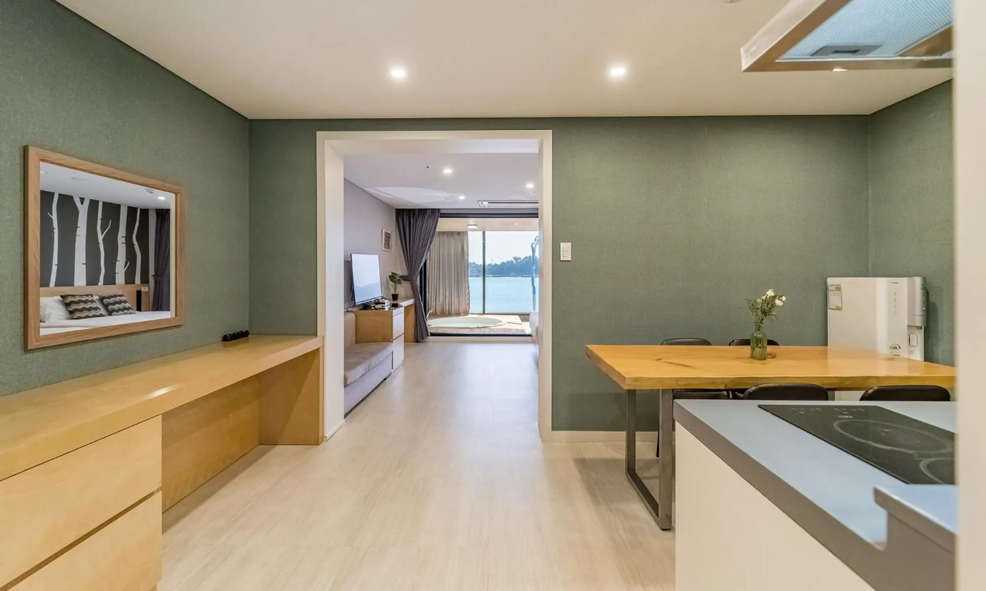 Kitchen or kitchenette in Arte Resort Spa & Pool Villa