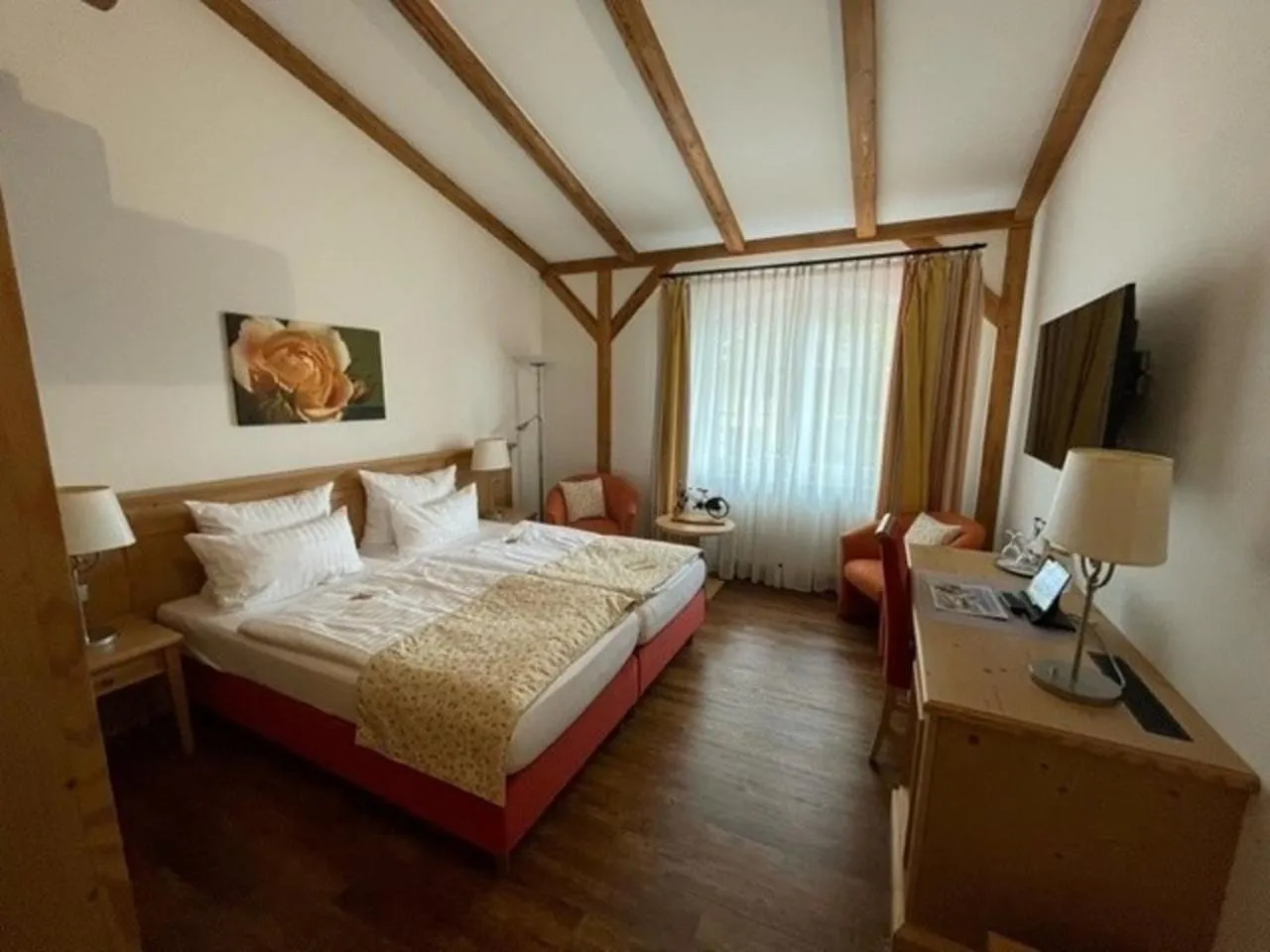 Photo of the whole room, Bed in Golfpark Strelasund
